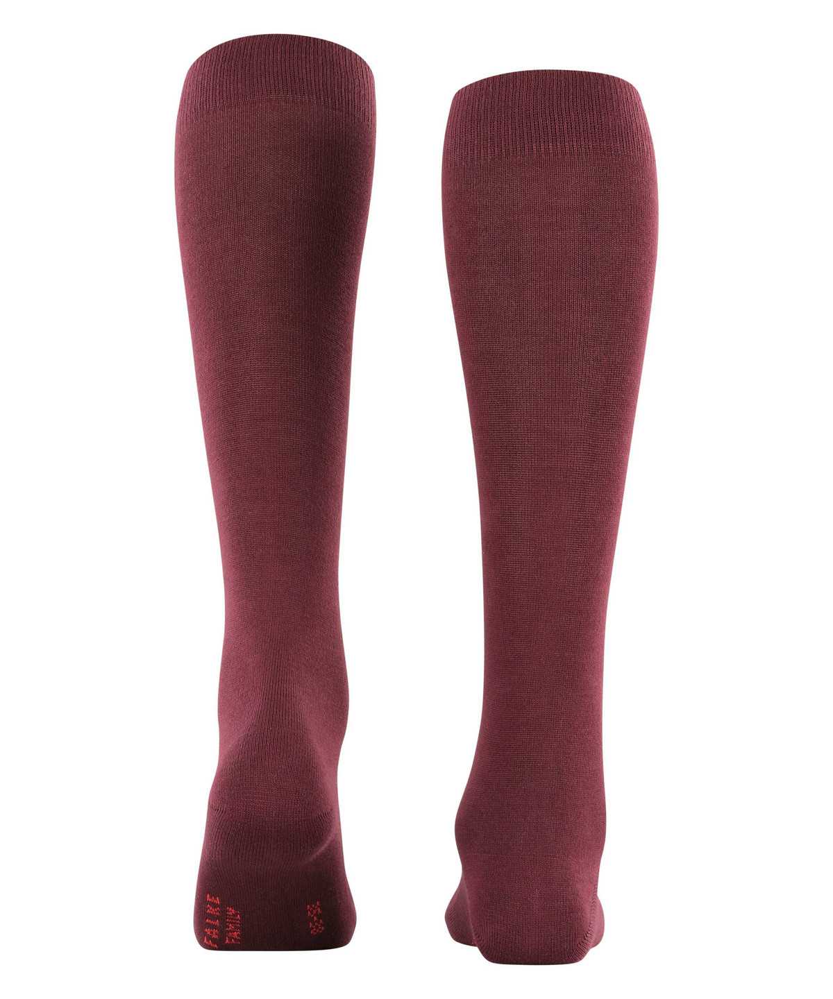 Skarpetki Falke Family Knee-high Socks Damskie Czerwone | EMJVXA-372