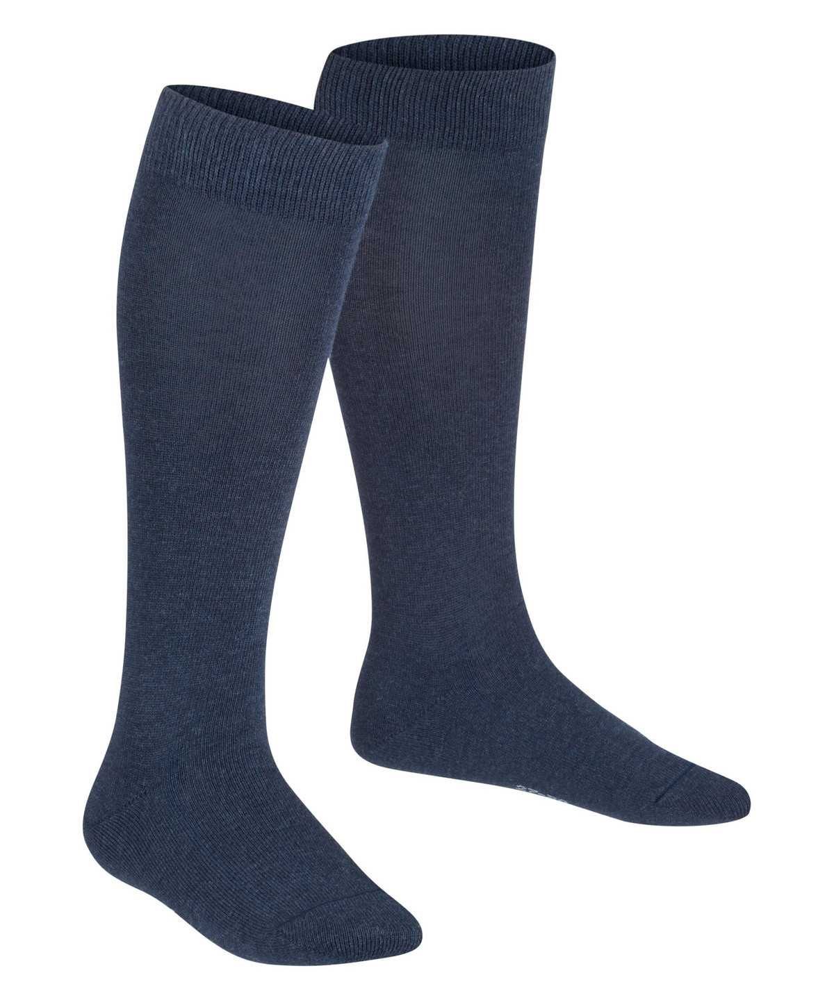 Skarpetki Falke Family Knee-high Socks Dziecięce Niebieskie | ECQWRU-846