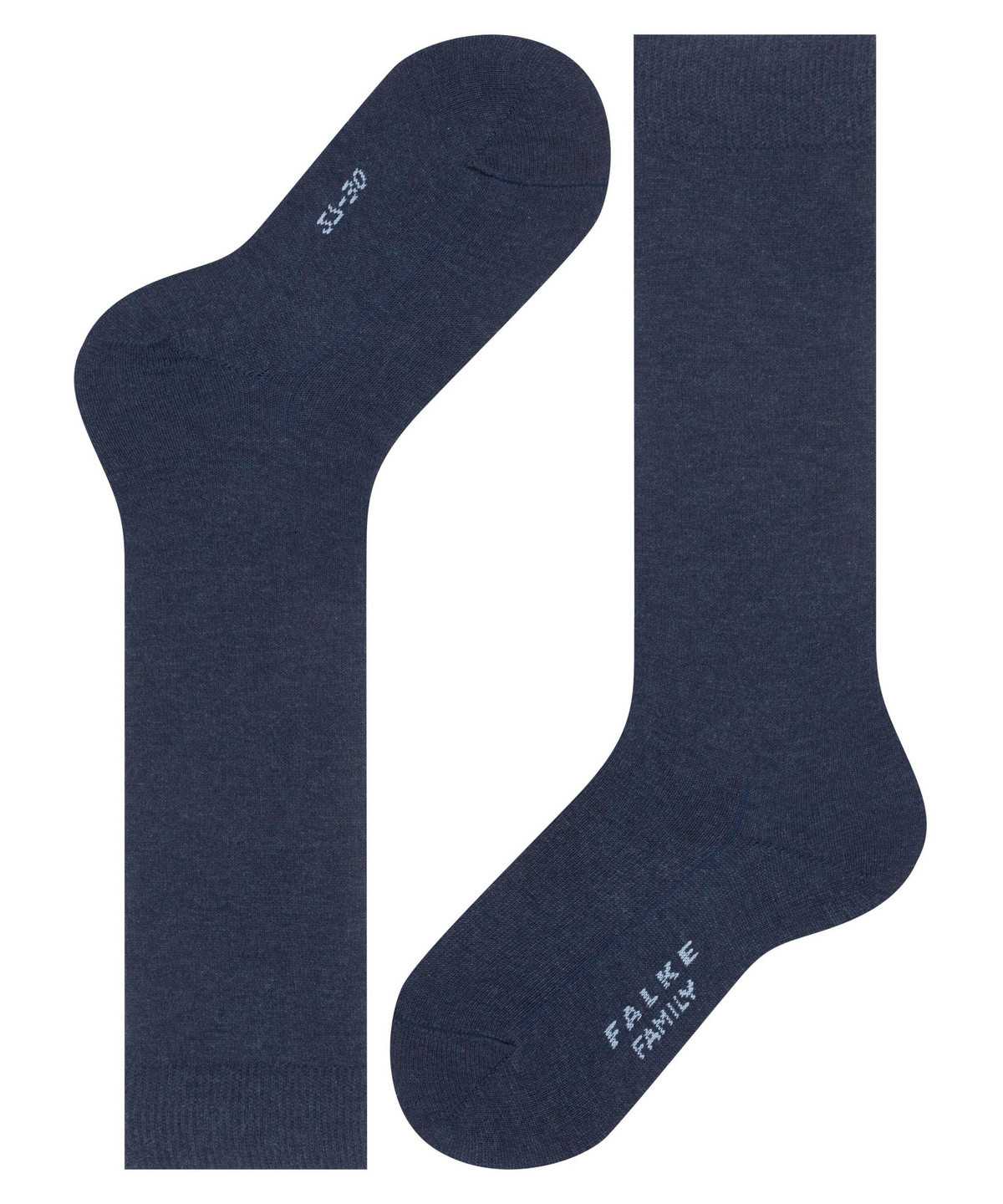 Skarpetki Falke Family Knee-high Socks Dziecięce Niebieskie | ECQWRU-846