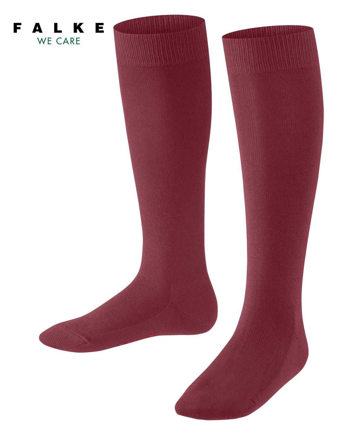 Skarpetki Falke Family Knee-high Socks Dziecięce Czerwone | URLWBK-324