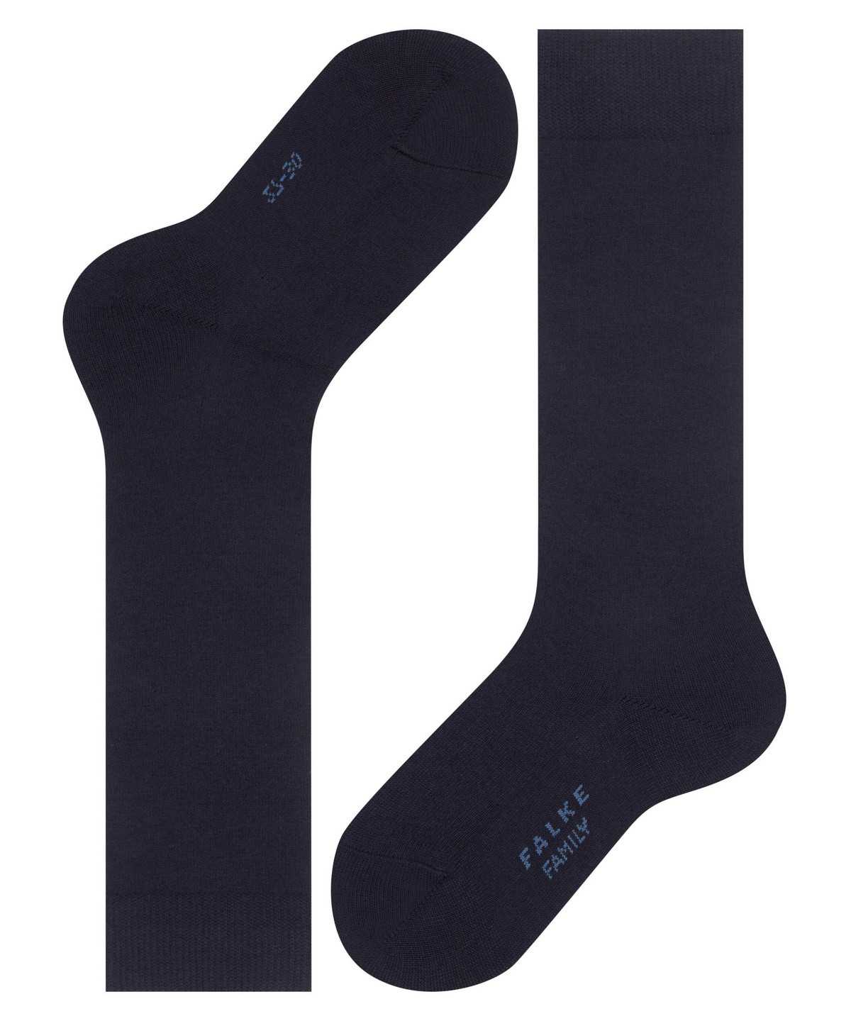 Skarpetki Falke Family Knee-high Socks Dziecięce Niebieskie | LZQAMN-983