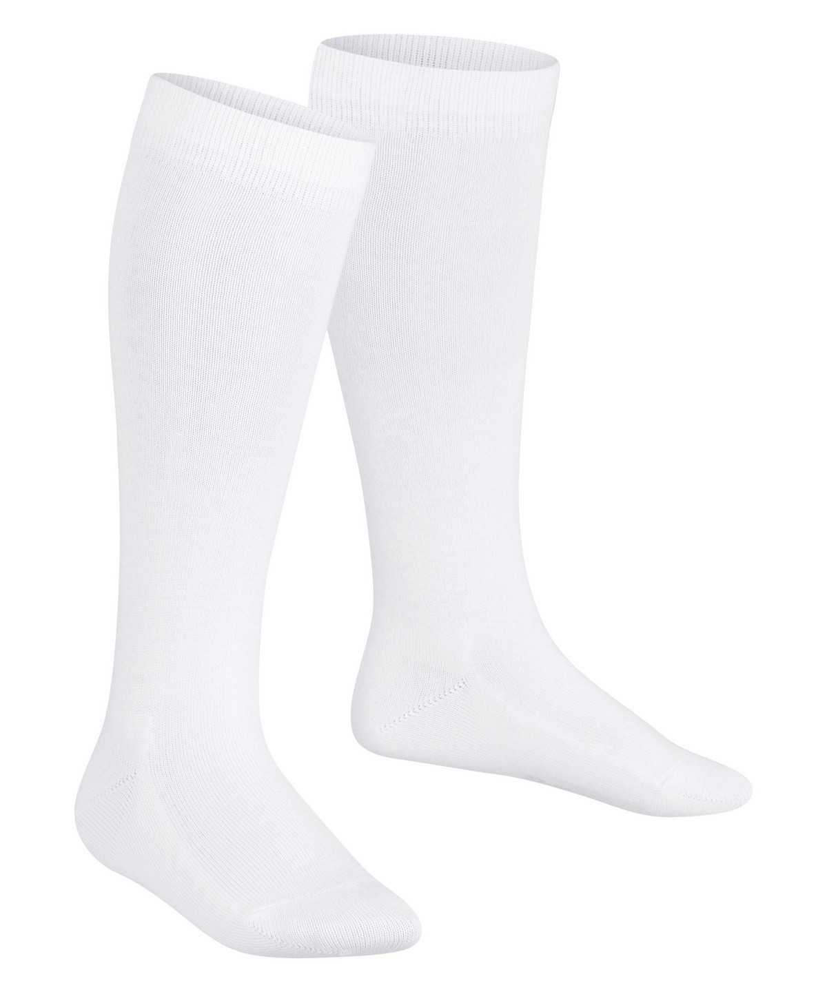 Skarpetki Falke Family Knee-high Socks Dziecięce Białe | ZXAPRQ-469