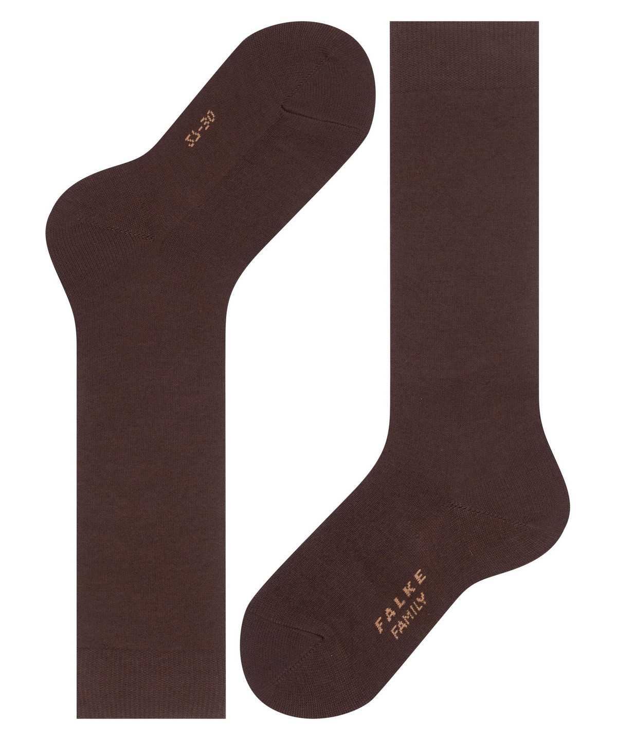 Skarpetki Falke Family Knee-high Socks Dziecięce Brązowe | FDVALO-681