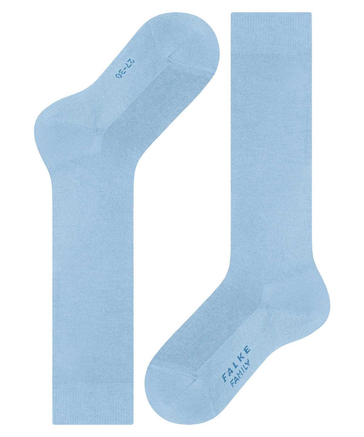 Skarpetki Falke Family Knee-high Socks Dziecięce Niebieskie | QJXUGP-406