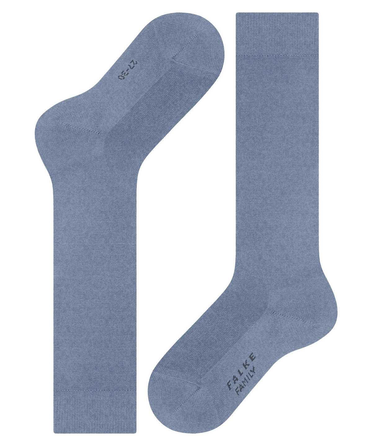 Skarpetki Falke Family Knee-high Socks Dziecięce Niebieskie | NFZUWH-240