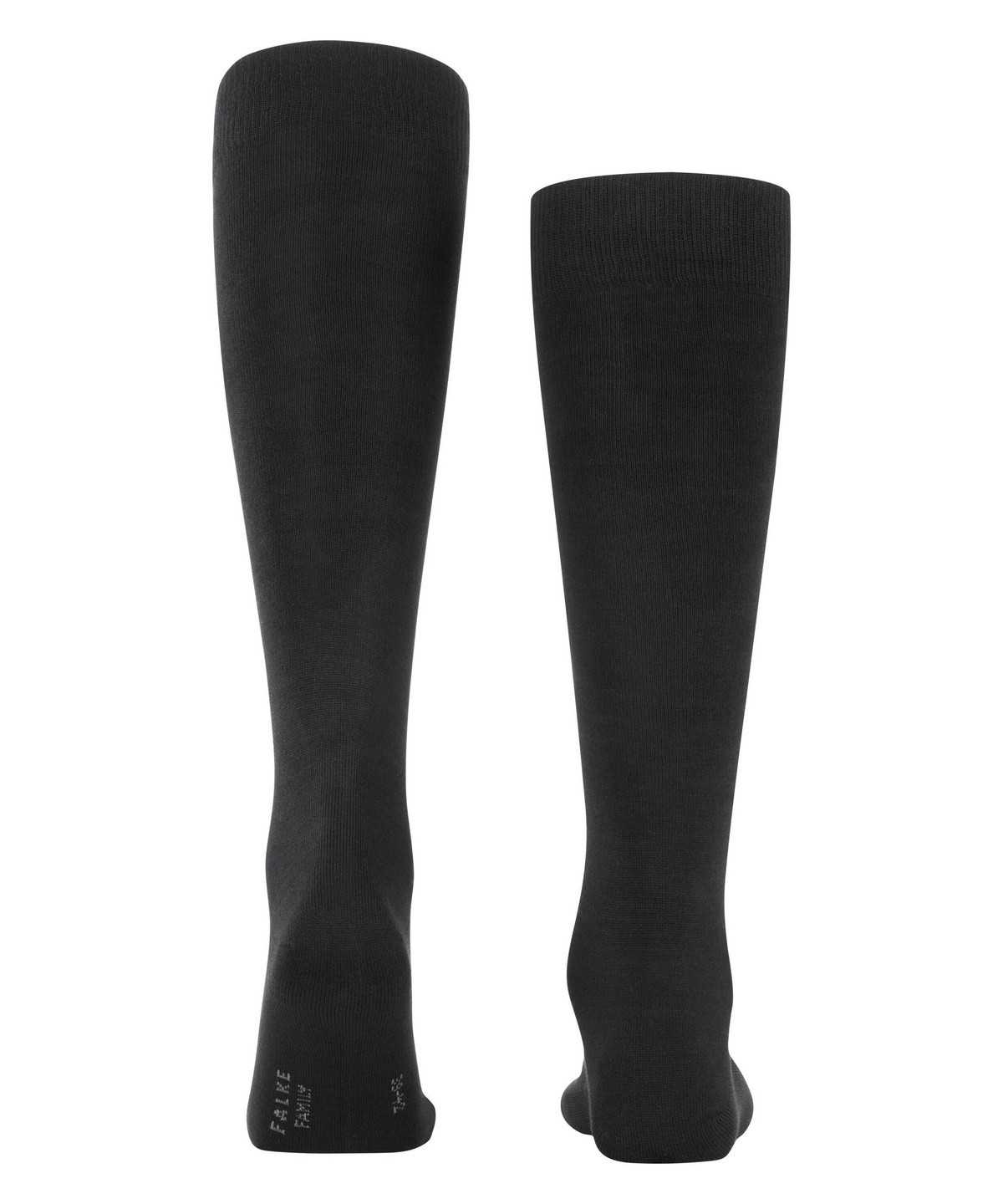 Skarpetki Falke Family Knee-high Socks Męskie Czarne | UESXLJ-372