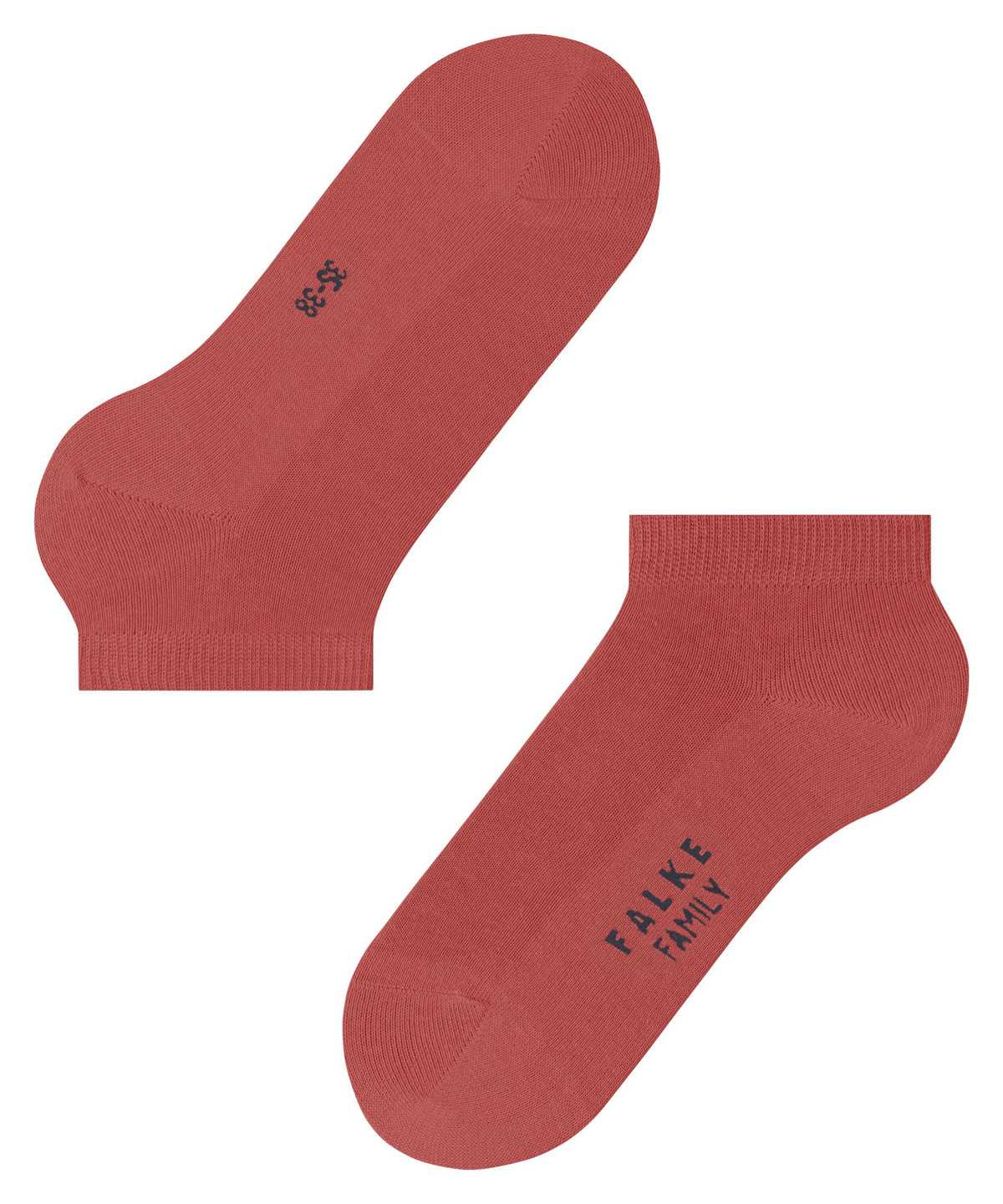 Skarpetki Falke Family Sneaker socks Damskie Czerwone | GKREFV-692