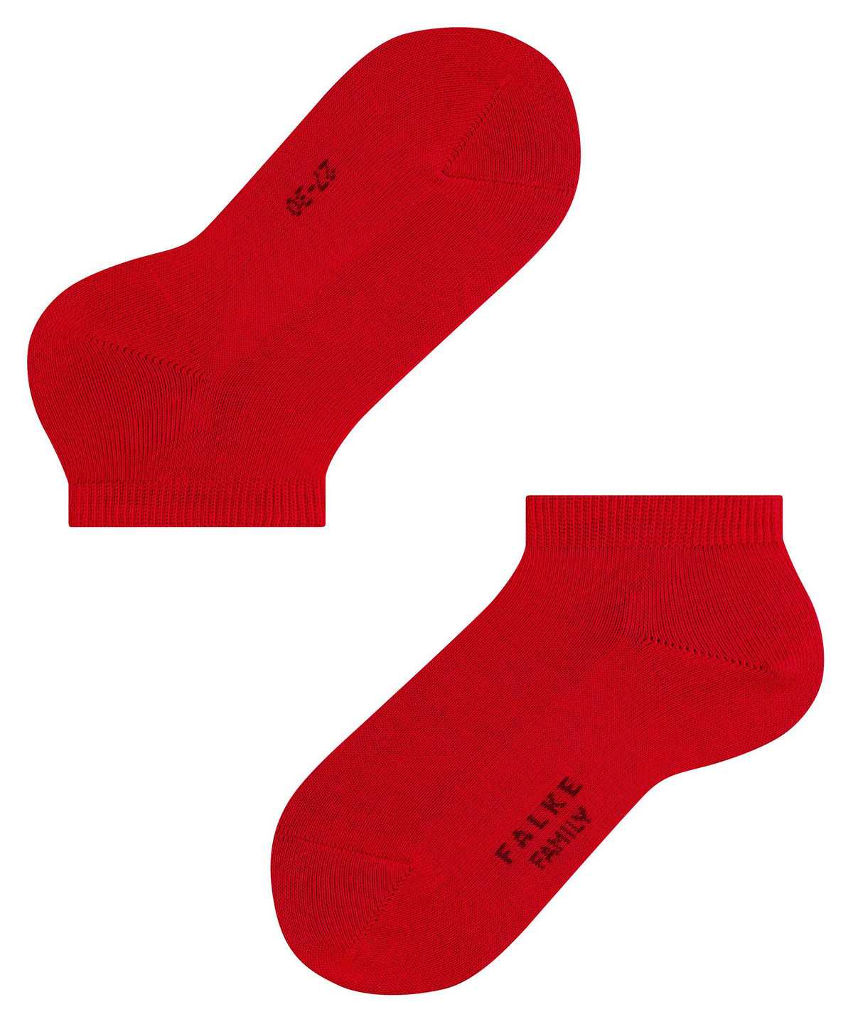 Skarpetki Falke Family Sneaker socks Dziecięce Czerwone | VPAFZY-867