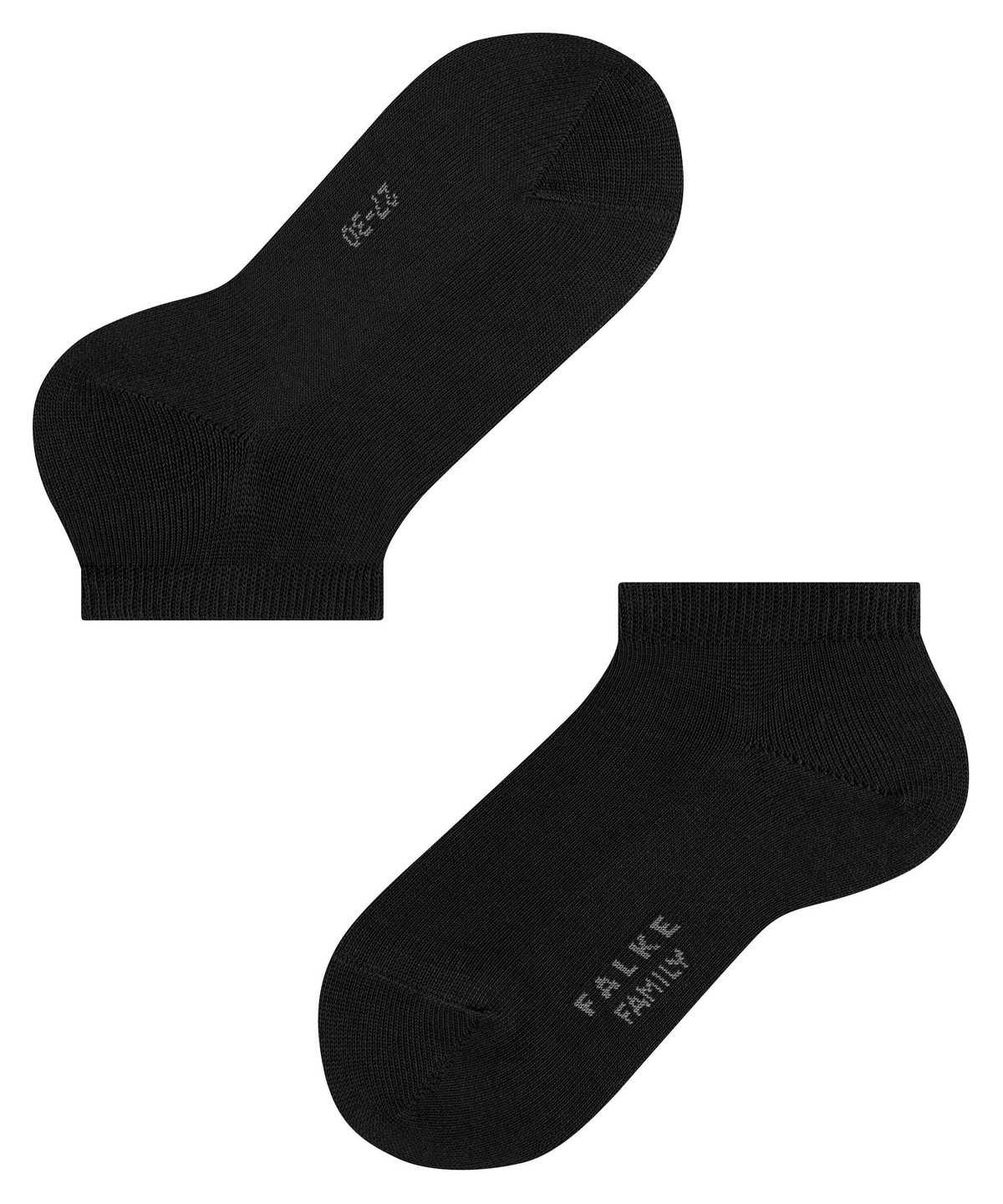 Skarpetki Falke Family Sneaker socks Dziecięce Czarne | RHLBGJ-809