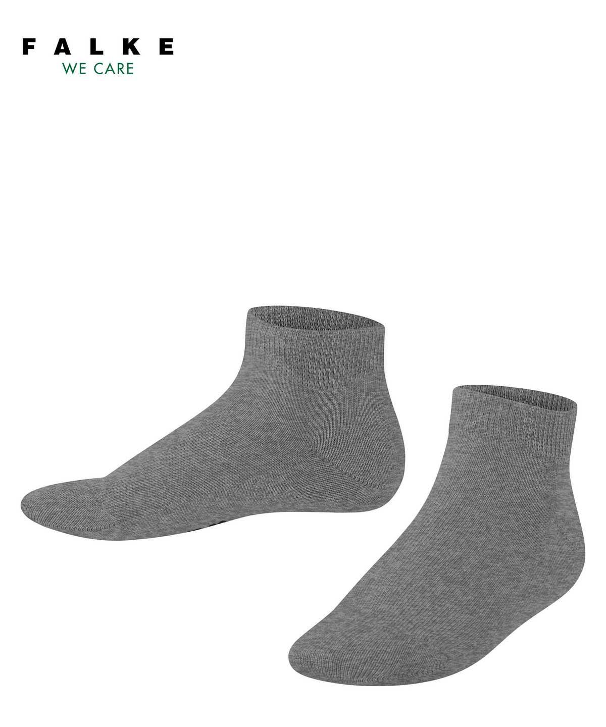 Skarpetki Falke Family Sneaker socks Dziecięce Szare | DWPISU-152