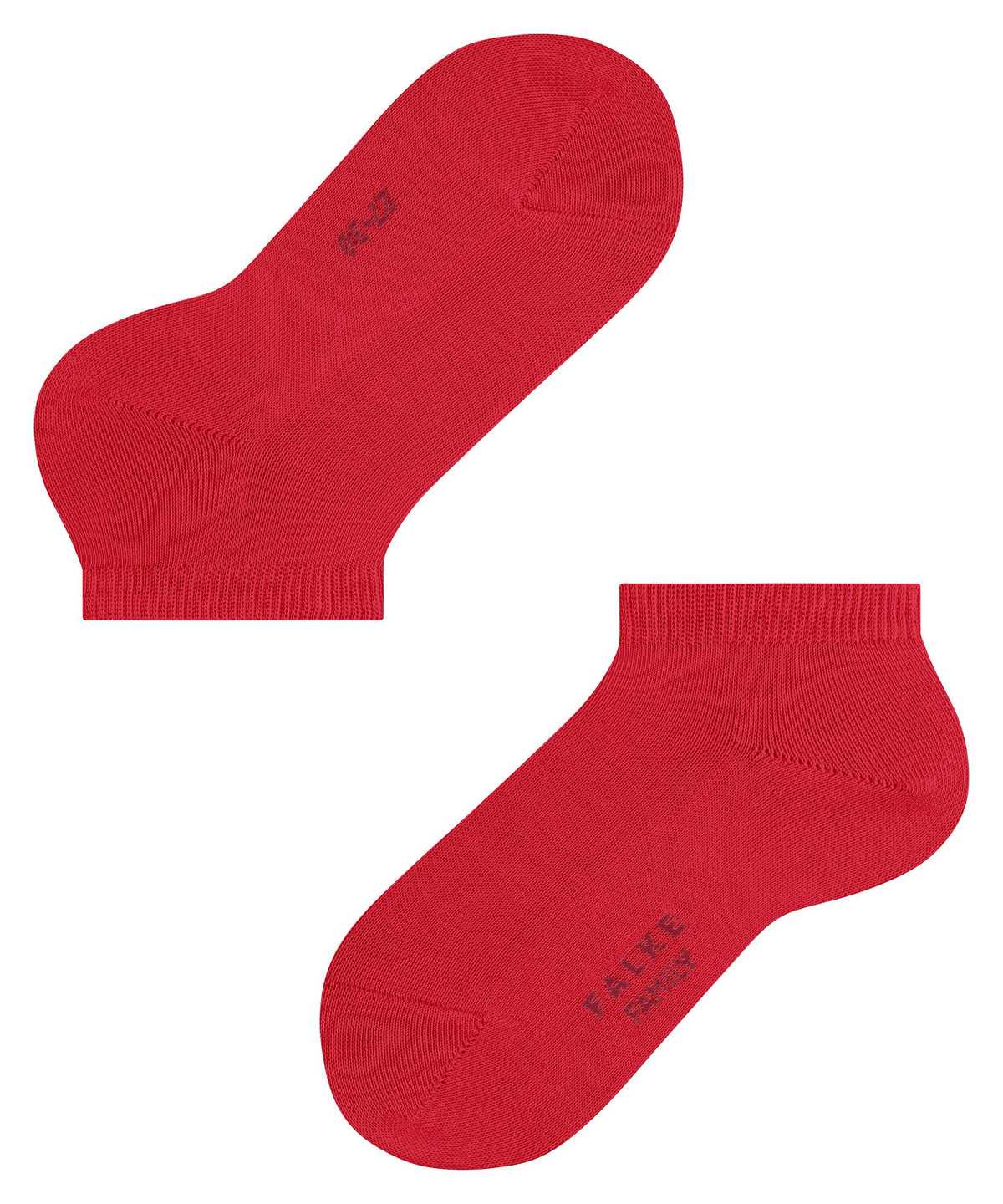 Skarpetki Falke Family Sneaker socks Dziecięce Czerwone | SOGEUQ-806