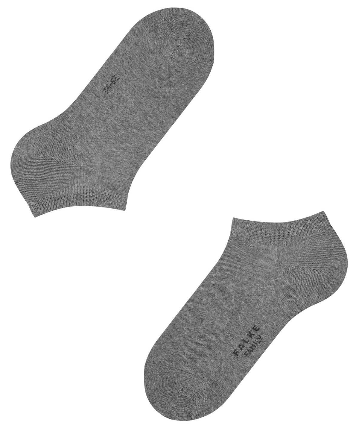 Skarpetki Falke Family Sneaker socks Męskie Szare | CZBSVM-102