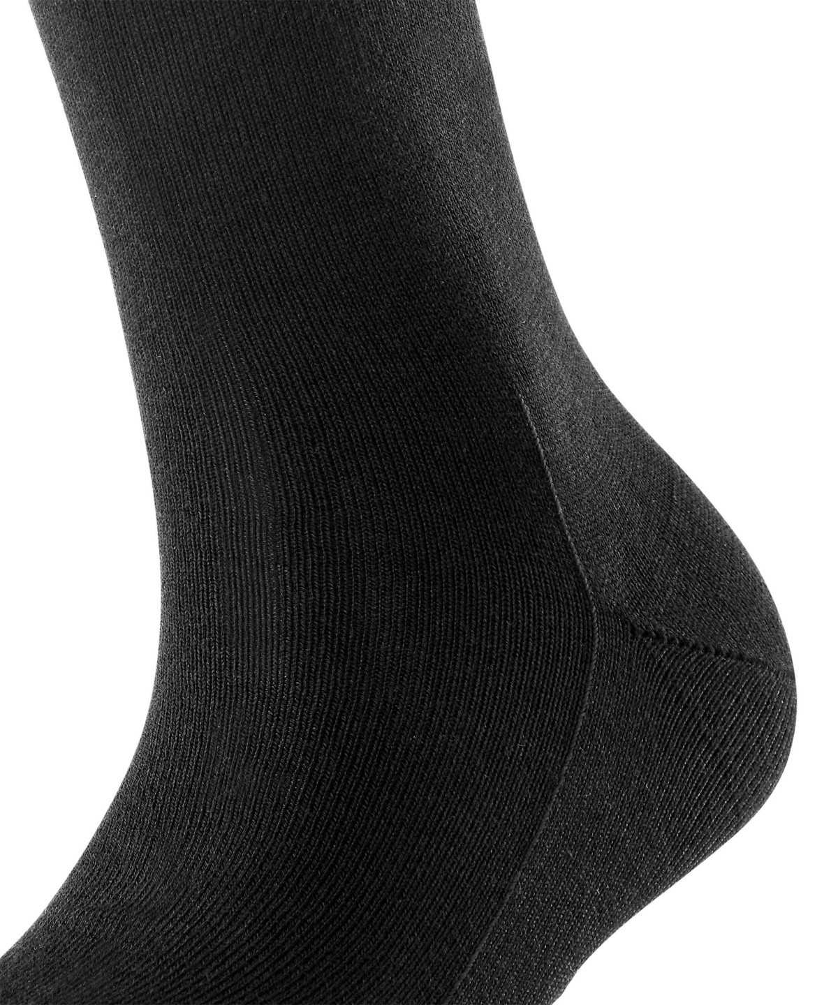 Skarpetki Falke Family Socks Damskie Czarne | JVBAOC-436