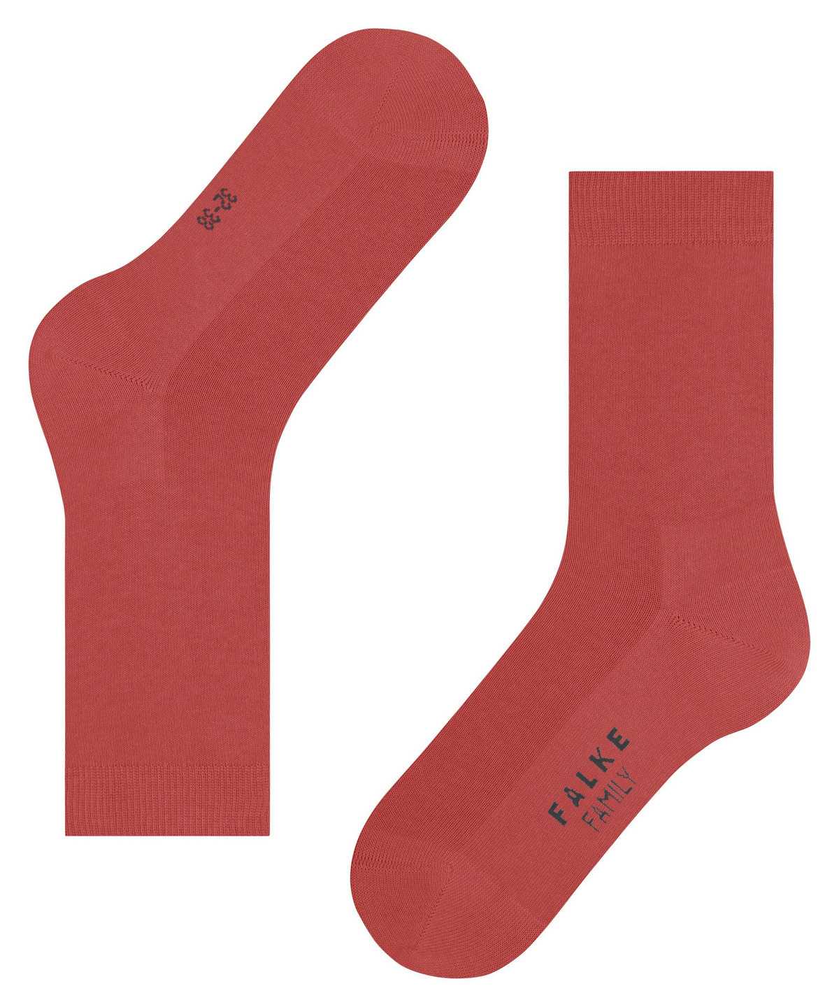 Skarpetki Falke Family Socks Damskie Czerwone | AYJMVU-094