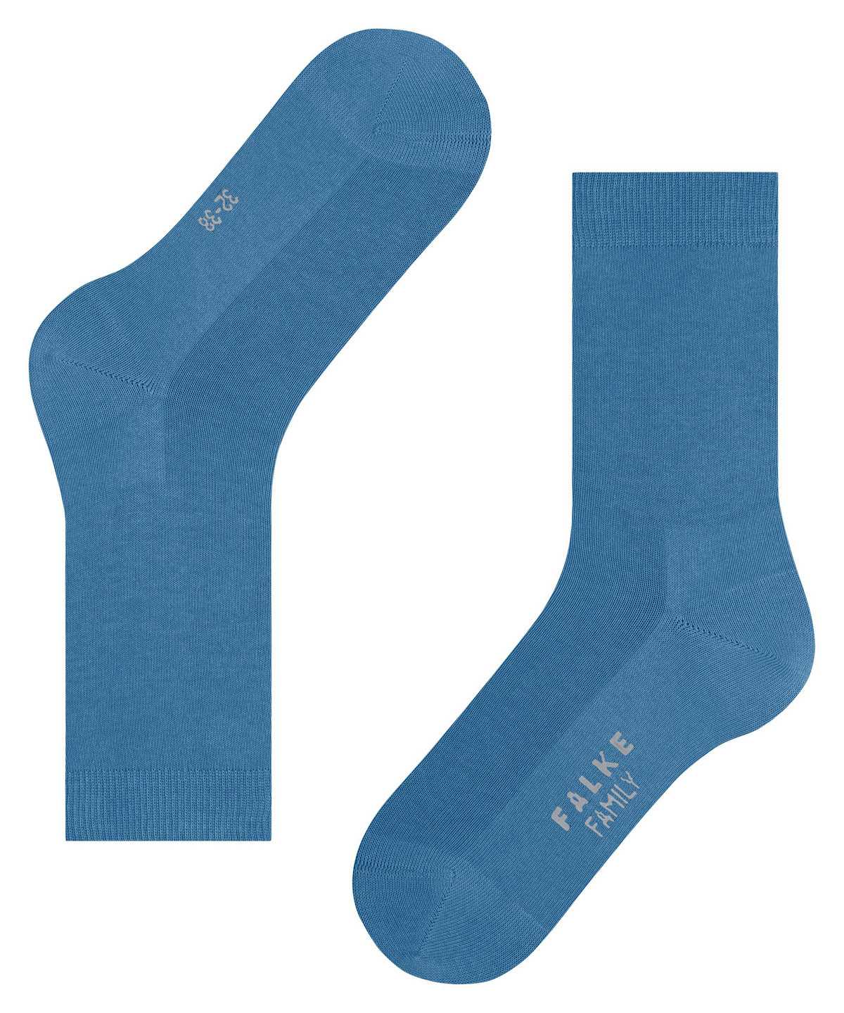 Skarpetki Falke Family Socks Damskie Niebieskie | XDMLCQ-194