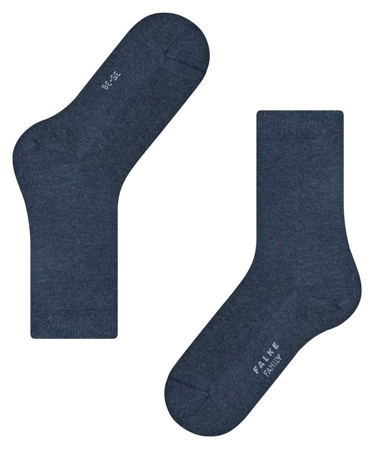 Skarpetki Falke Family Socks Damskie Niebieskie | XQCHWS-512