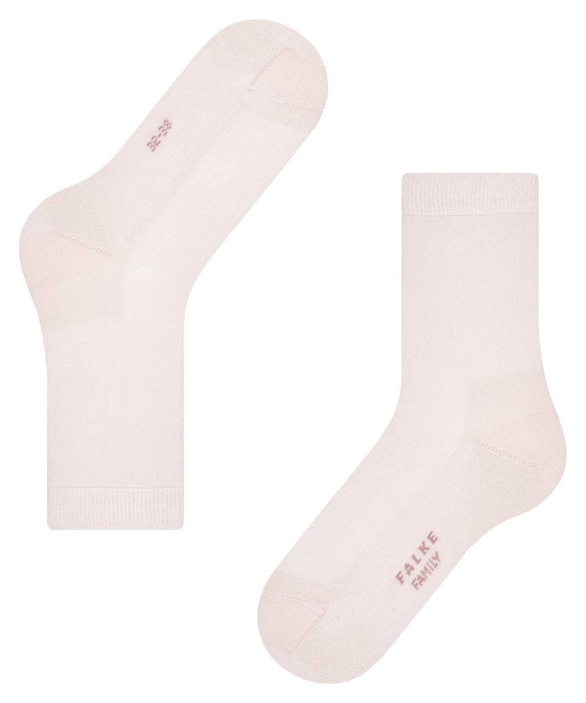 Skarpetki Falke Family Socks Damskie Różowe | YBRKIA-654