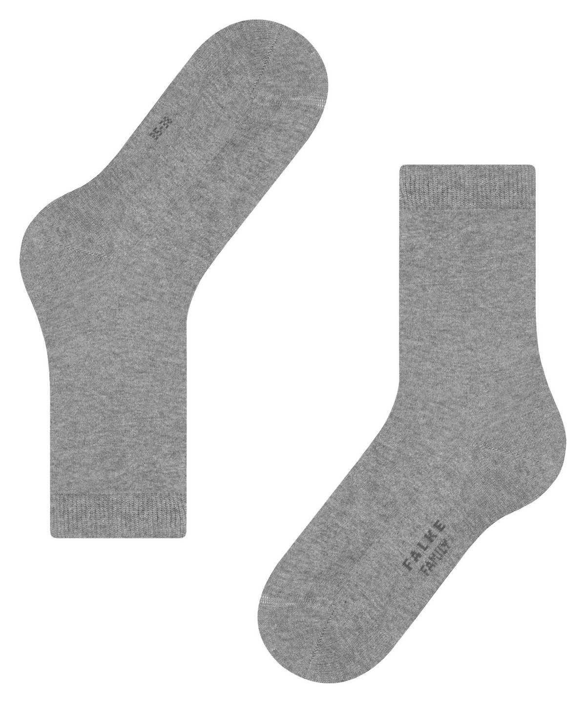 Skarpetki Falke Family Socks Damskie Szare | RCLJET-807