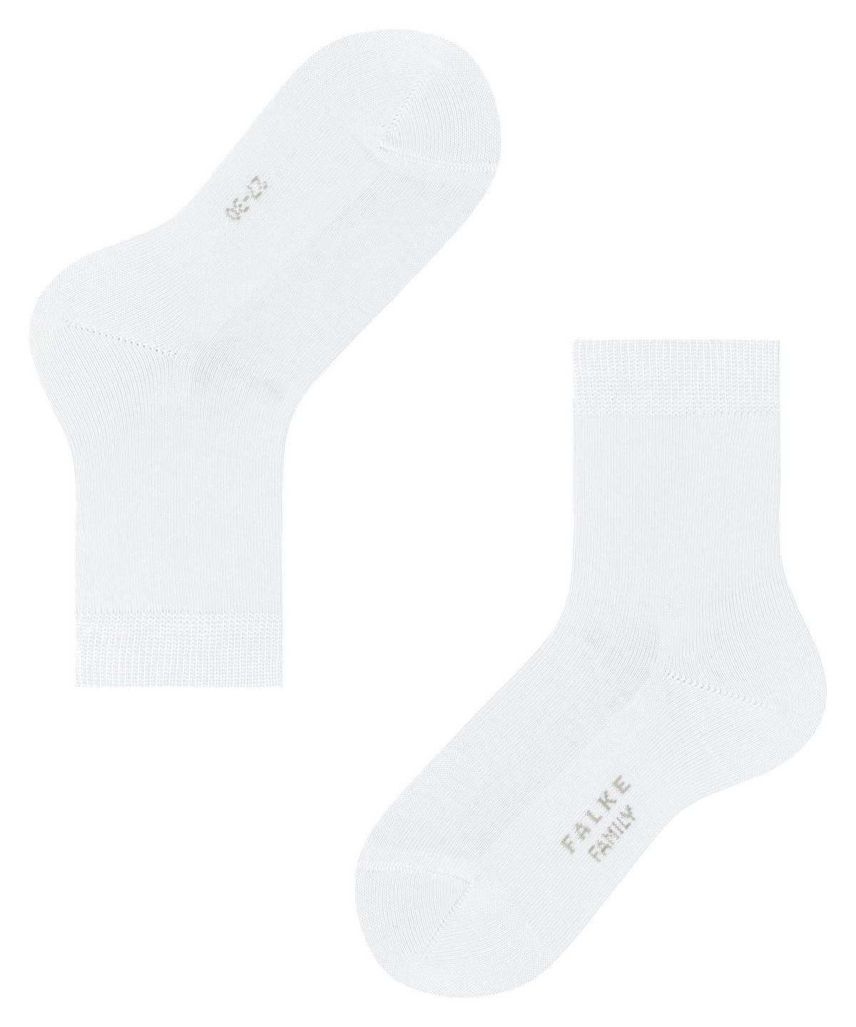 Skarpetki Falke Family Socks Dziecięce Białe | CKSAIW-319