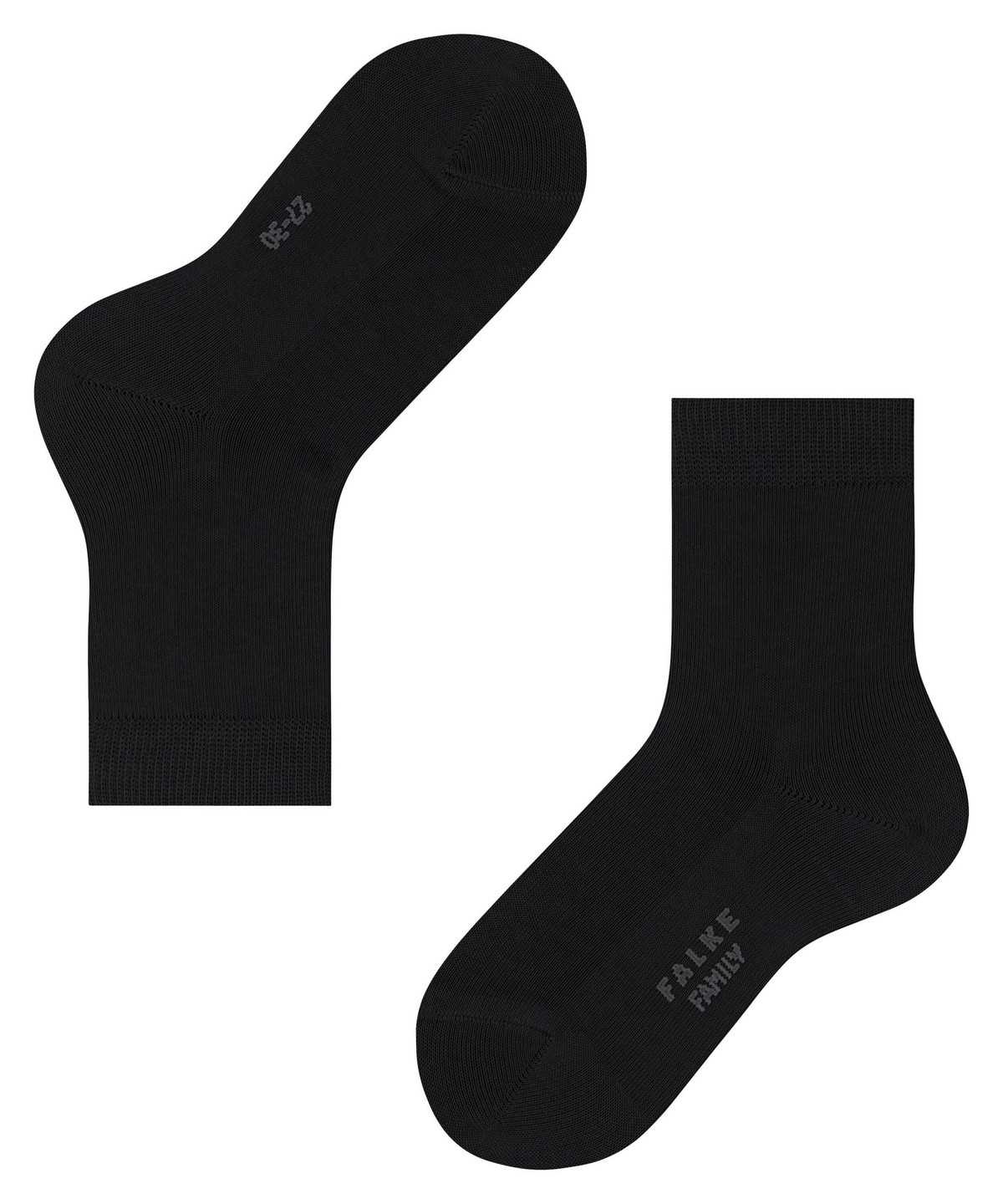 Skarpetki Falke Family Socks Dziecięce Czarne | INHRAZ-568