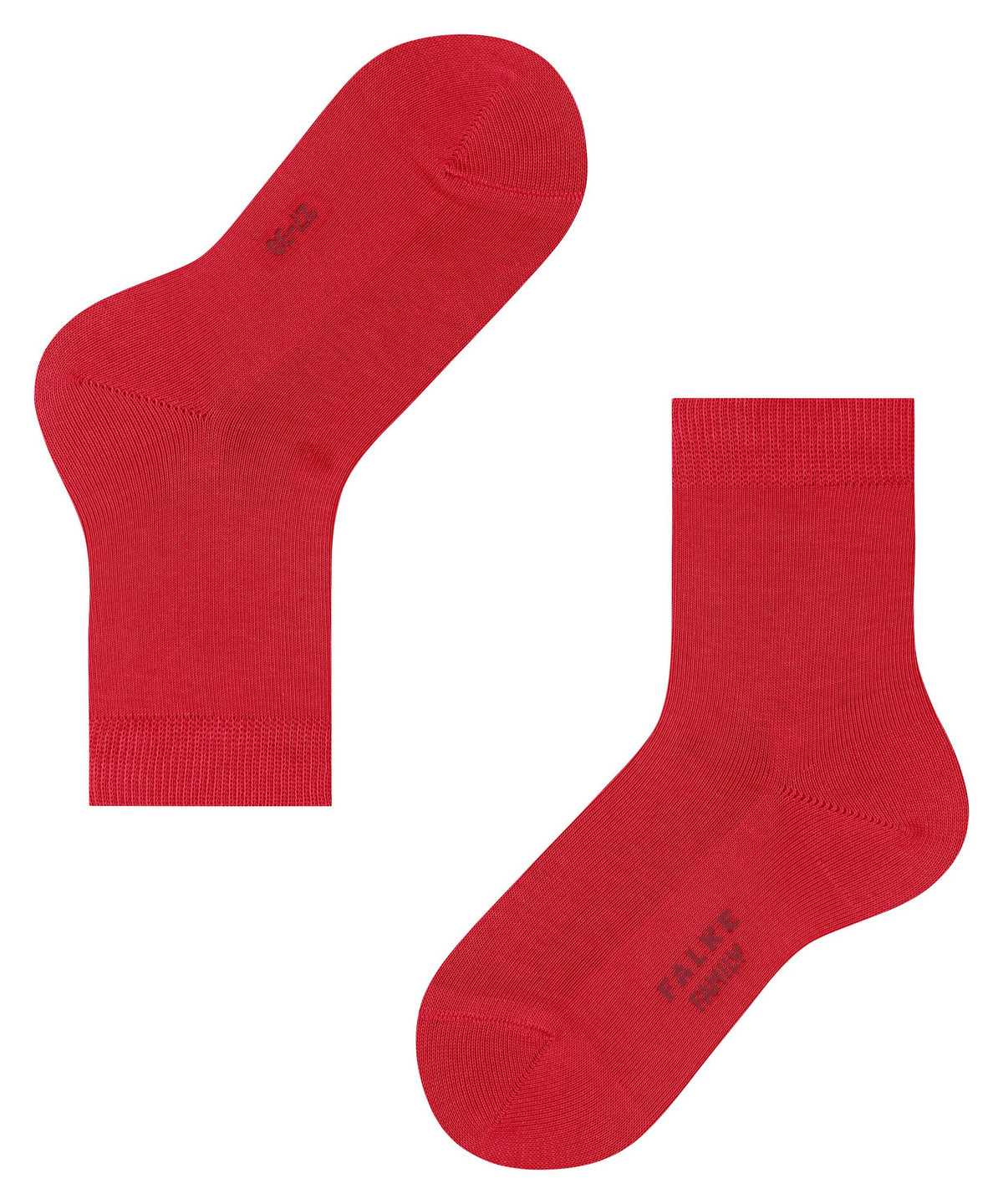 Skarpetki Falke Family Socks Dziecięce Czerwone | KTPNHC-841