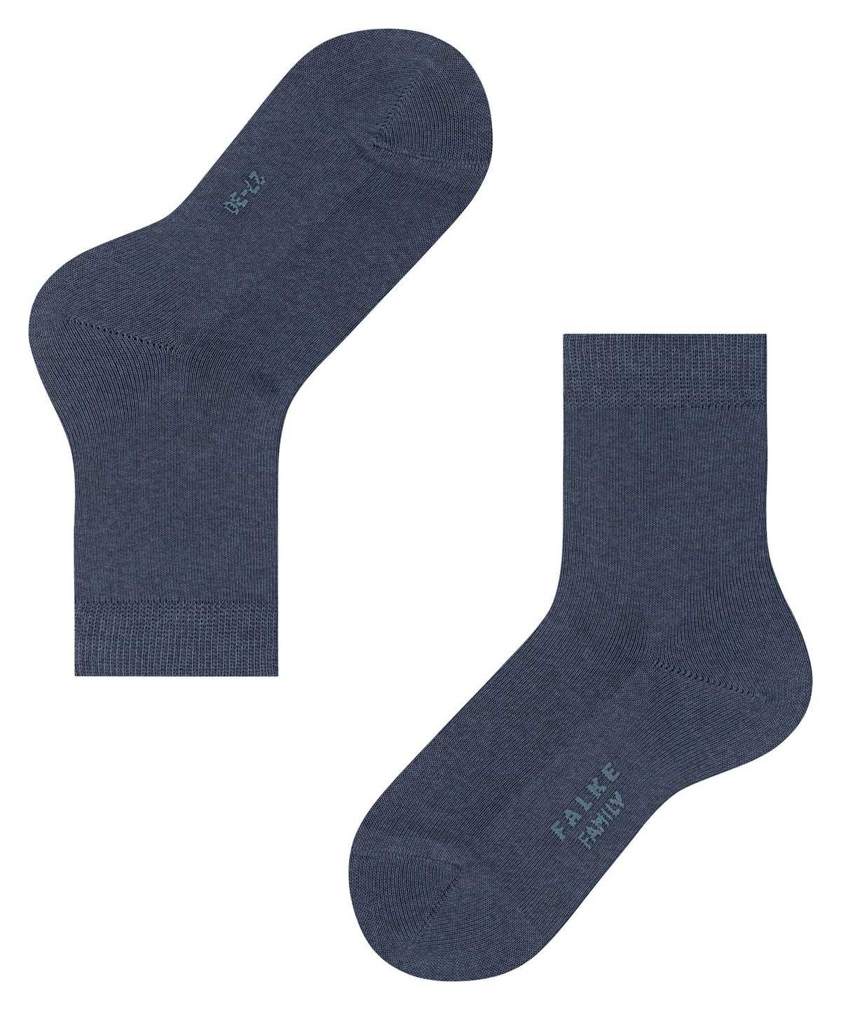 Skarpetki Falke Family Socks Dziecięce Niebieskie | ZXMRBS-184