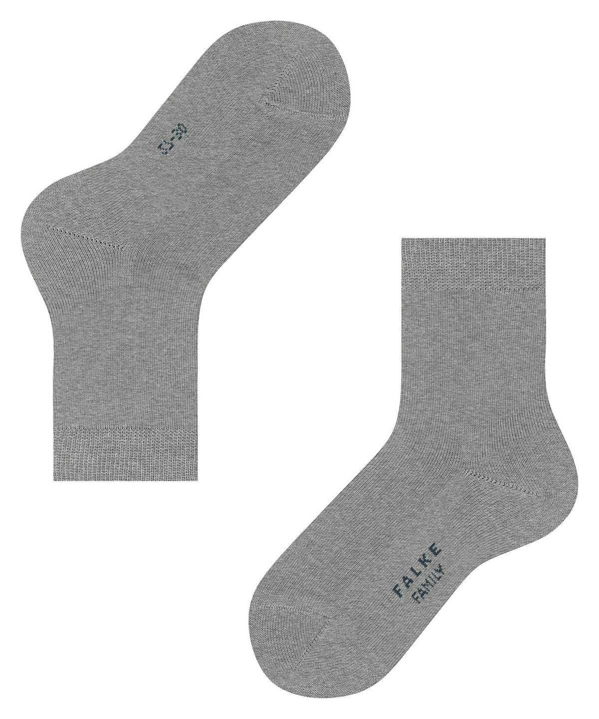 Skarpetki Falke Family Socks Dziecięce Szare | ATOQYZ-143