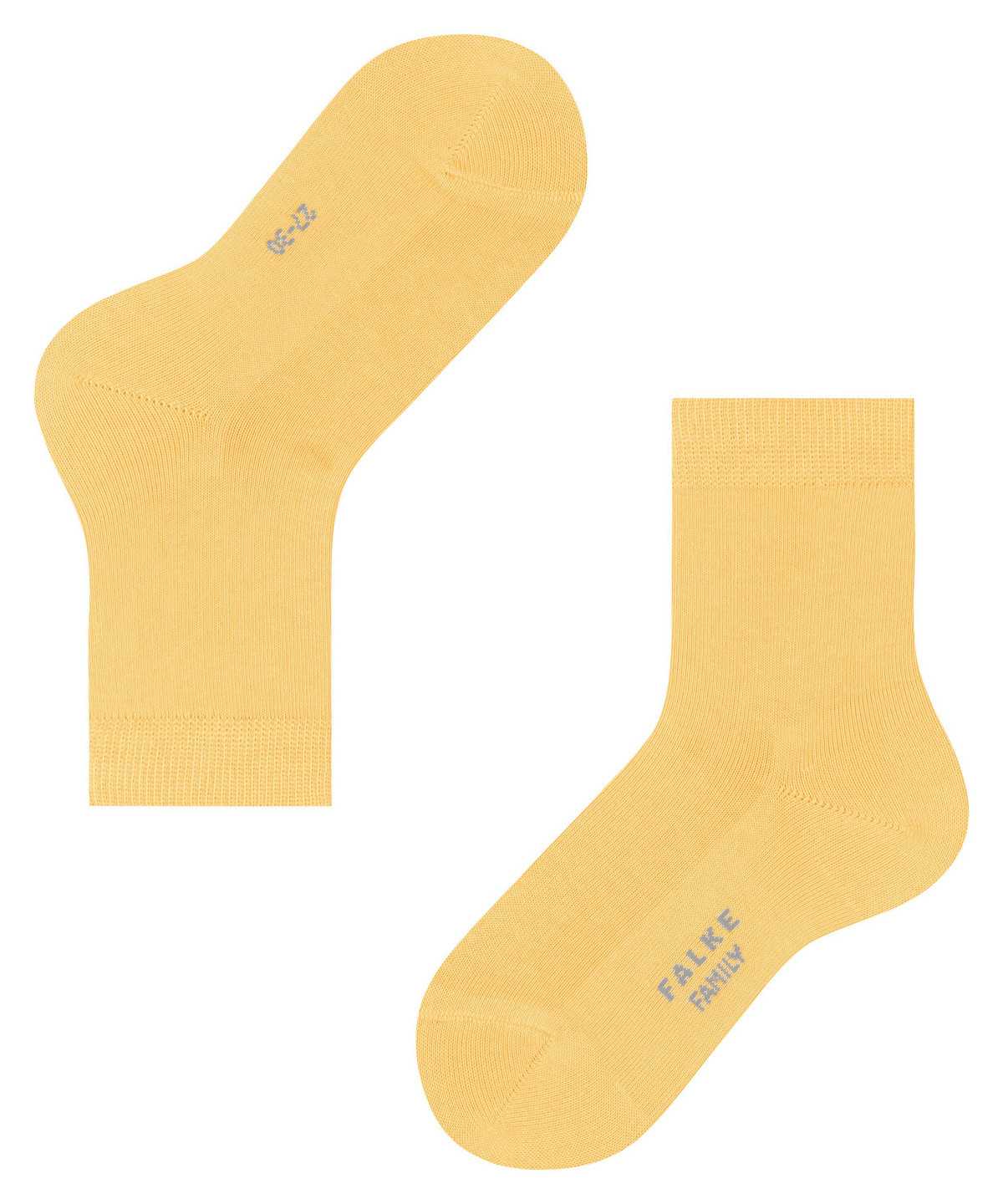 Skarpetki Falke Family Socks Dziecięce Żółte | KMGQBN-502