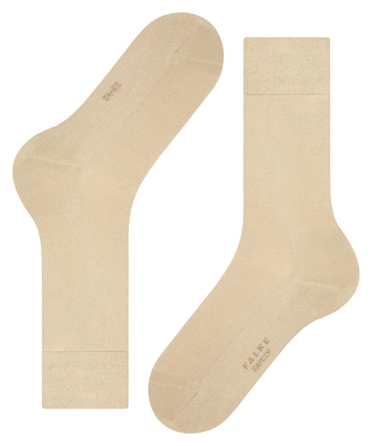 Skarpetki Falke Family Socks Męskie Beżowe | PKHTXC-416