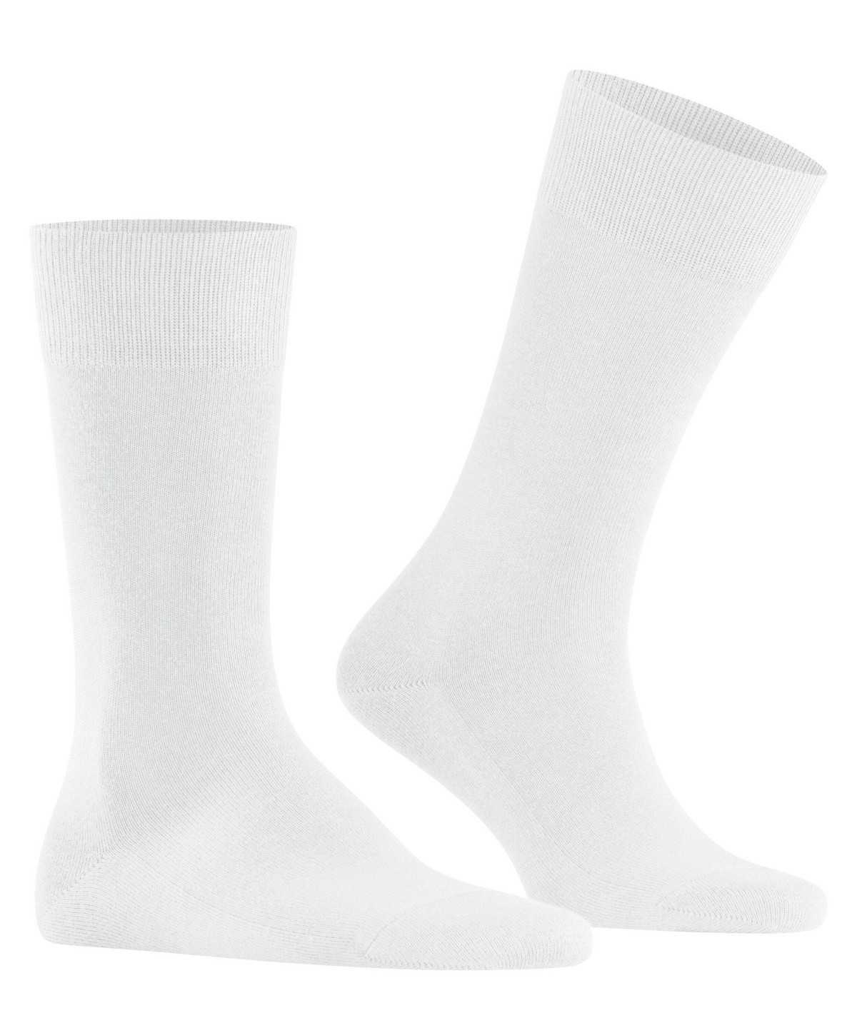 Skarpetki Falke Family Socks Męskie Białe | LPCHVG-375