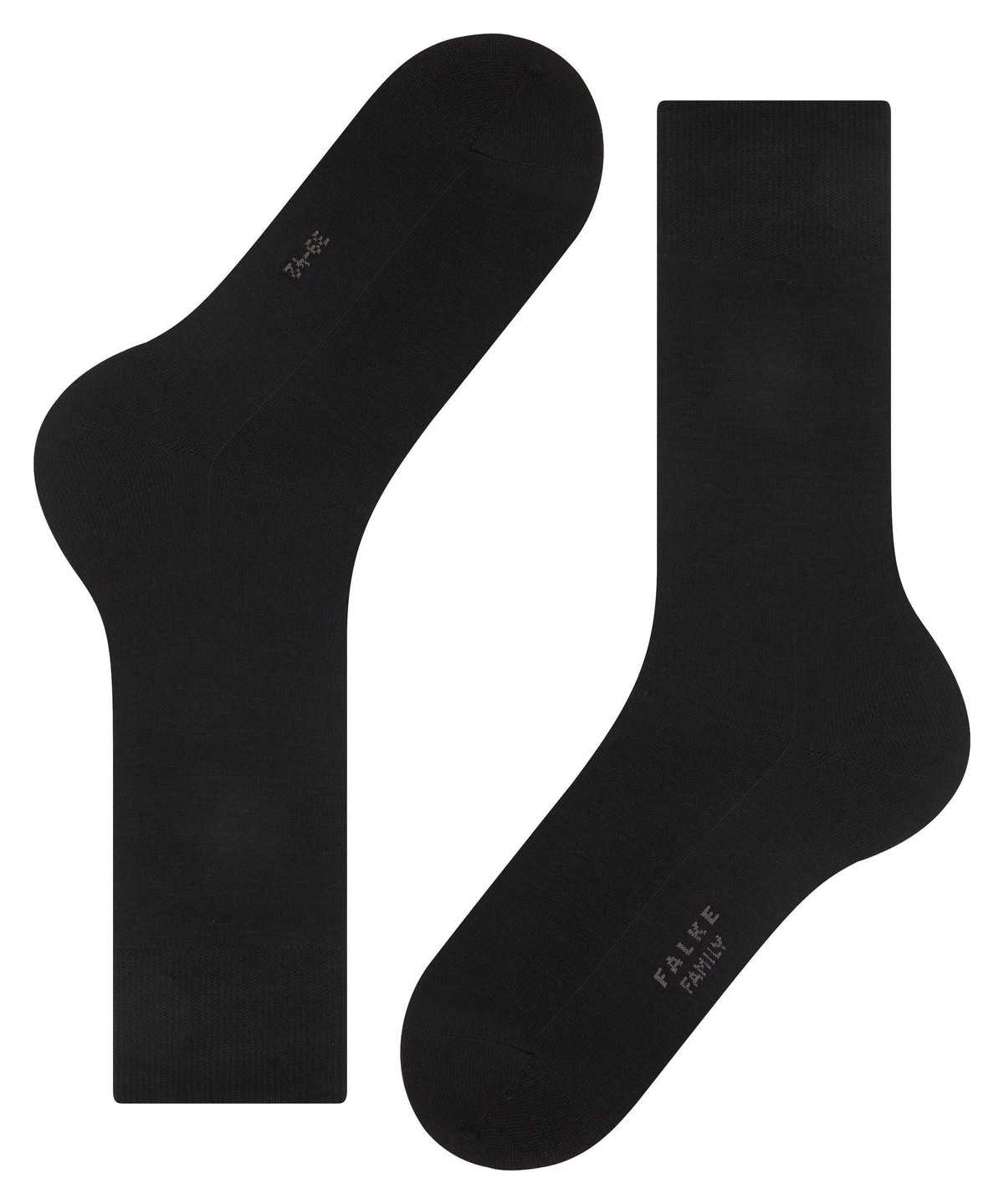 Skarpetki Falke Family Socks Męskie Czarne | HYFAQM-809