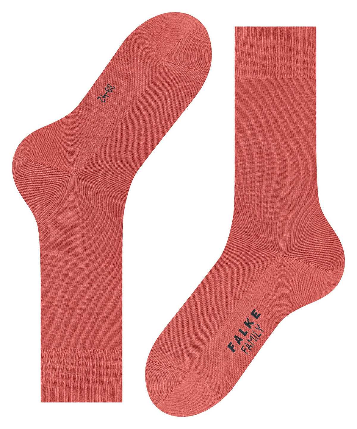 Skarpetki Falke Family Socks Męskie Czerwone | XPAWQD-731