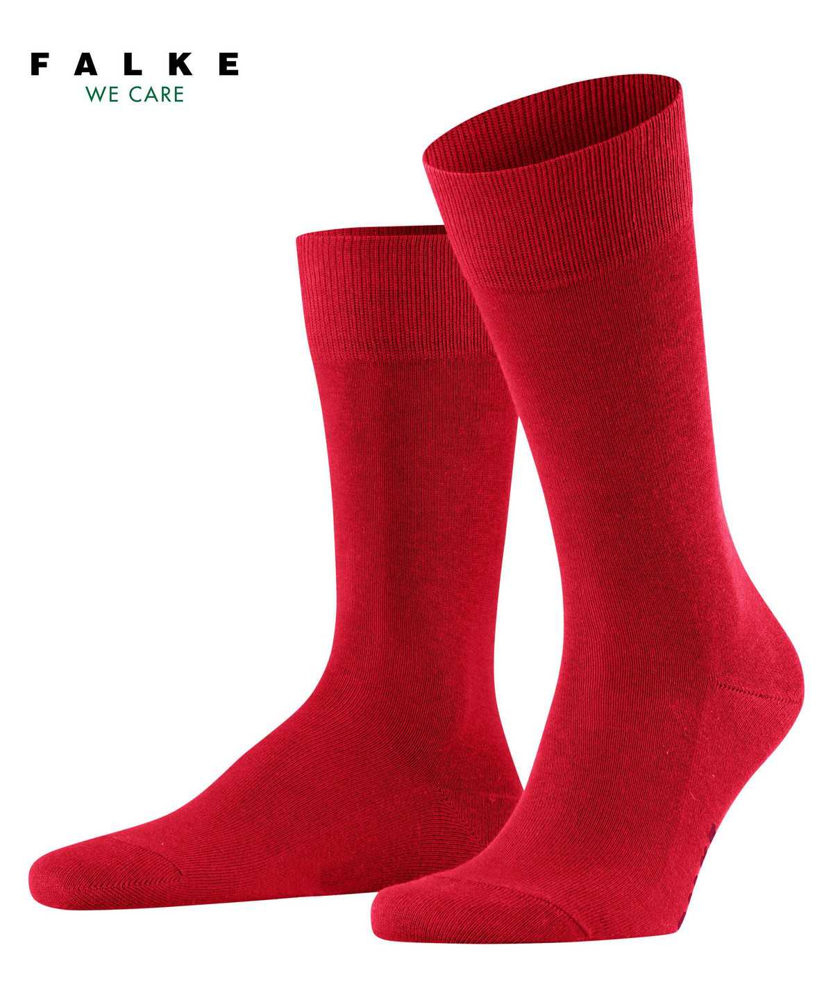 Skarpetki Falke Family Socks Męskie Czerwone | FSLBUK-380