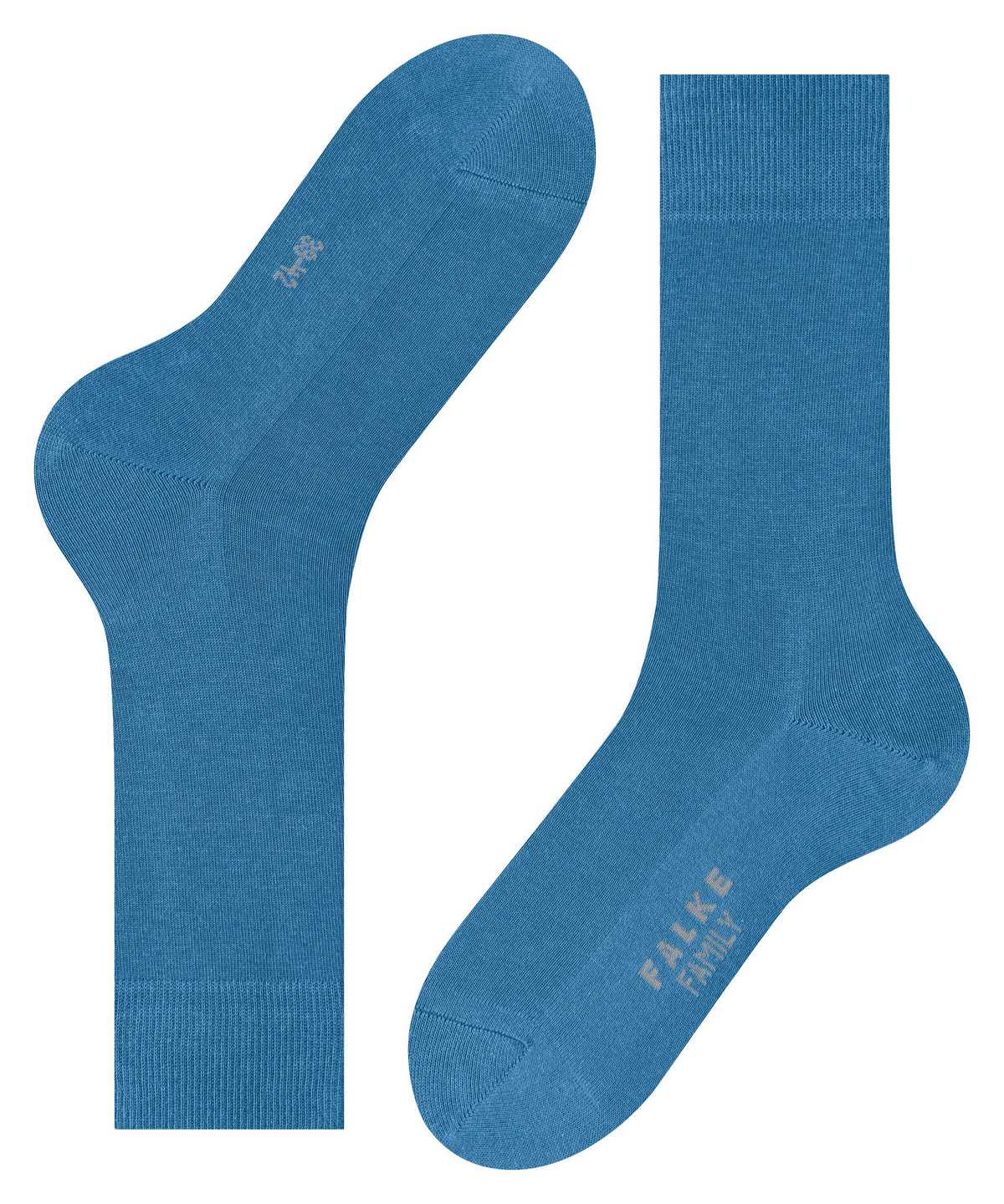 Skarpetki Falke Family Socks Męskie Niebieskie | DSUGCQ-178