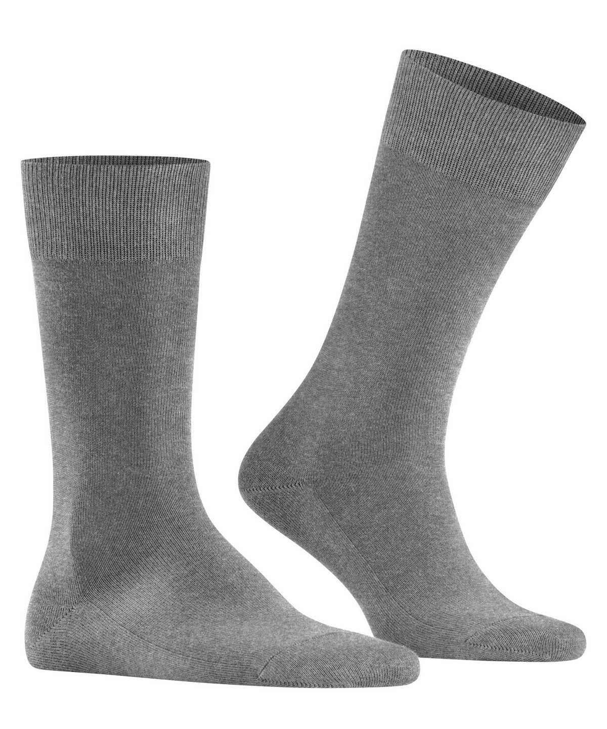 Skarpetki Falke Family Socks Męskie Szare | FXQEGC-495