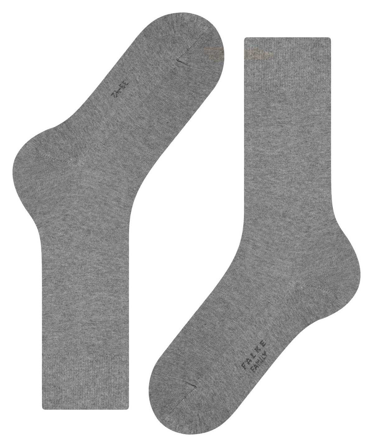 Skarpetki Falke Family Socks Męskie Szare | FXQEGC-495