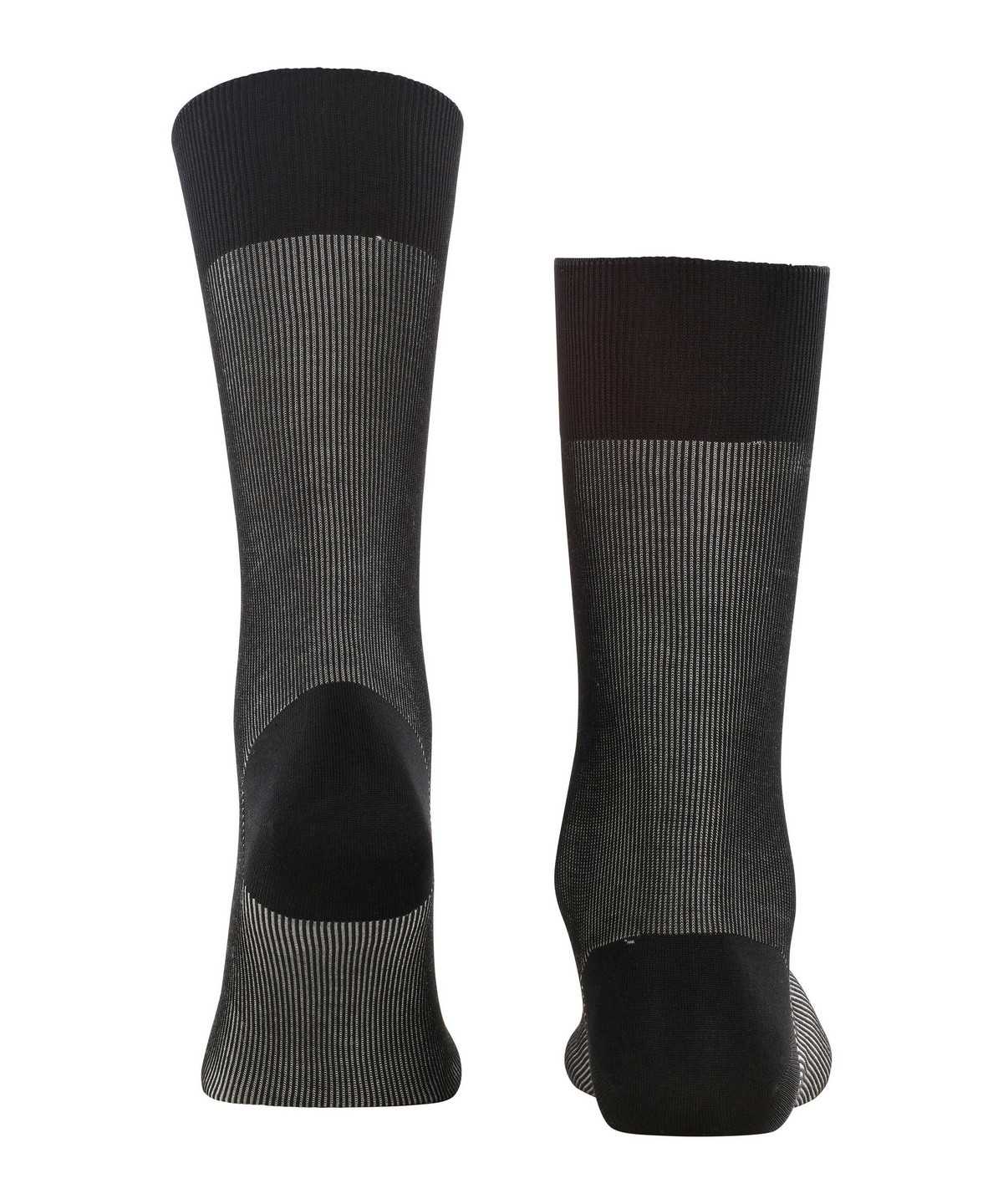 Skarpetki Falke Fine Shadow Socks Męskie Czarne | KWTASF-859