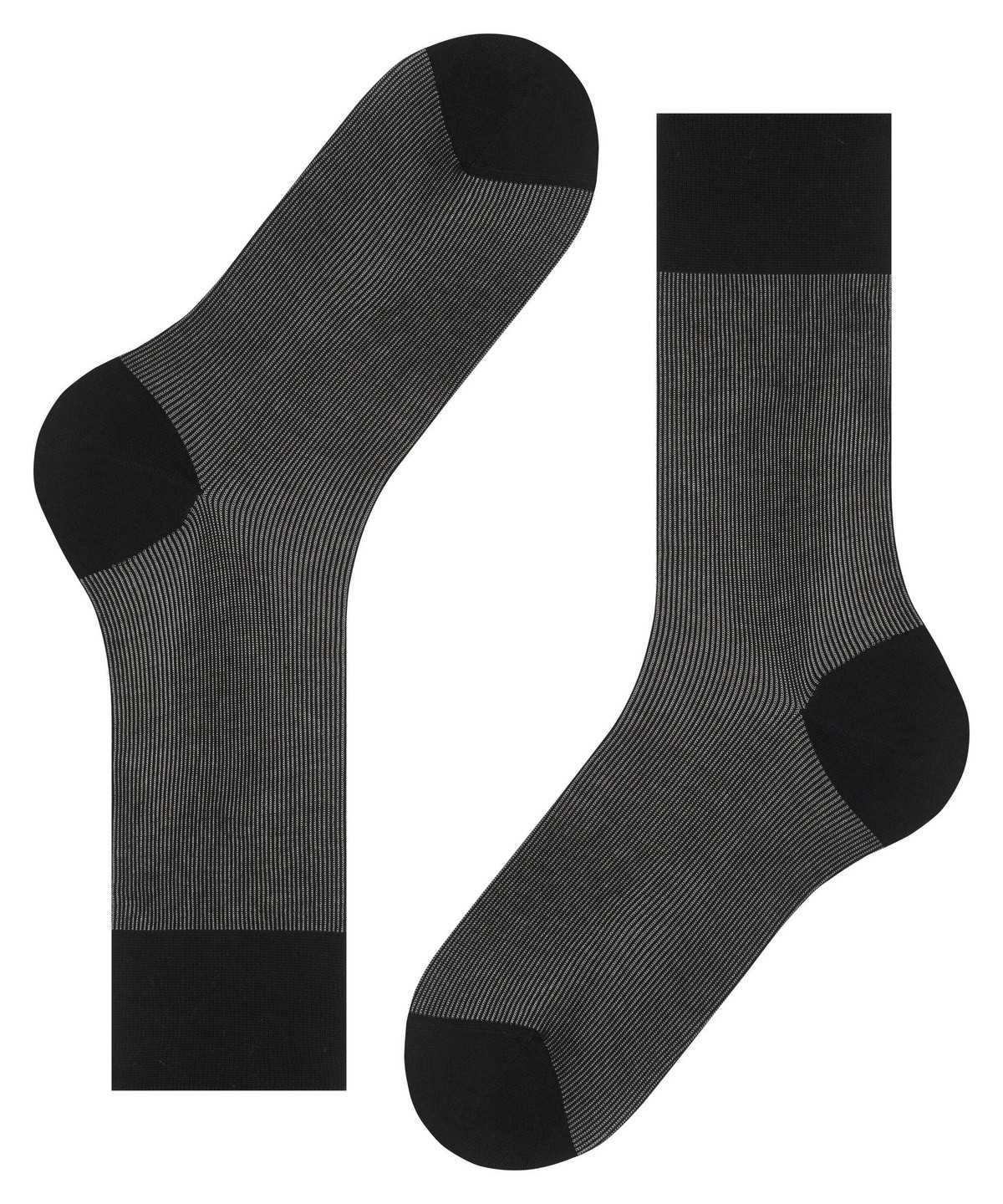 Skarpetki Falke Fine Shadow Socks Męskie Czarne | KWTASF-859