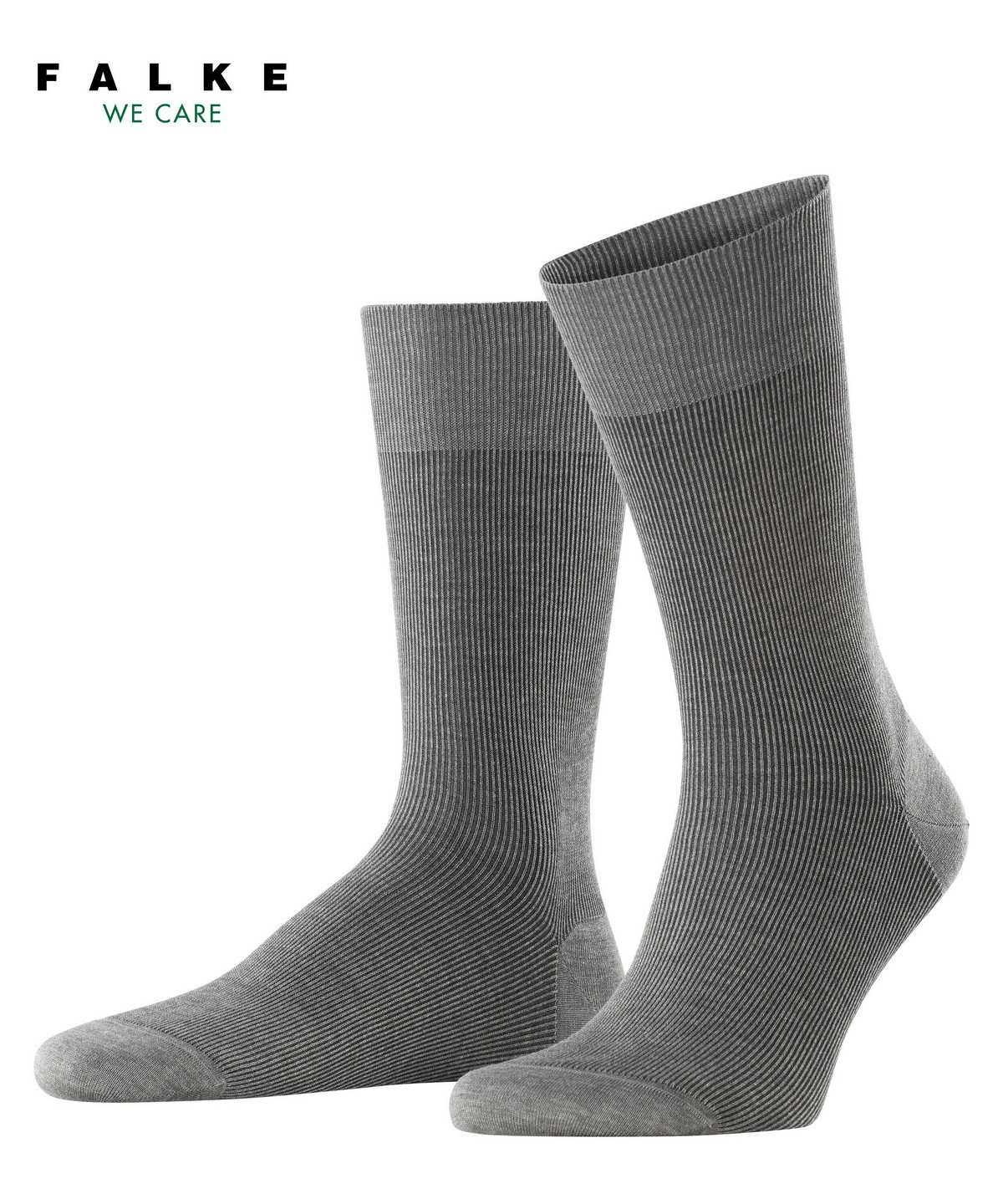 Skarpetki Falke Fine Shadow Socks Męskie Szare | GSLYRD-349