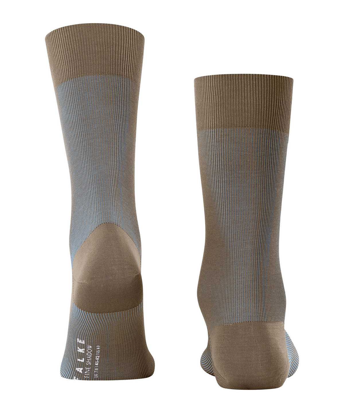 Skarpetki Falke Fine Shadow Socks Męskie Brązowe | UKHOJV-597