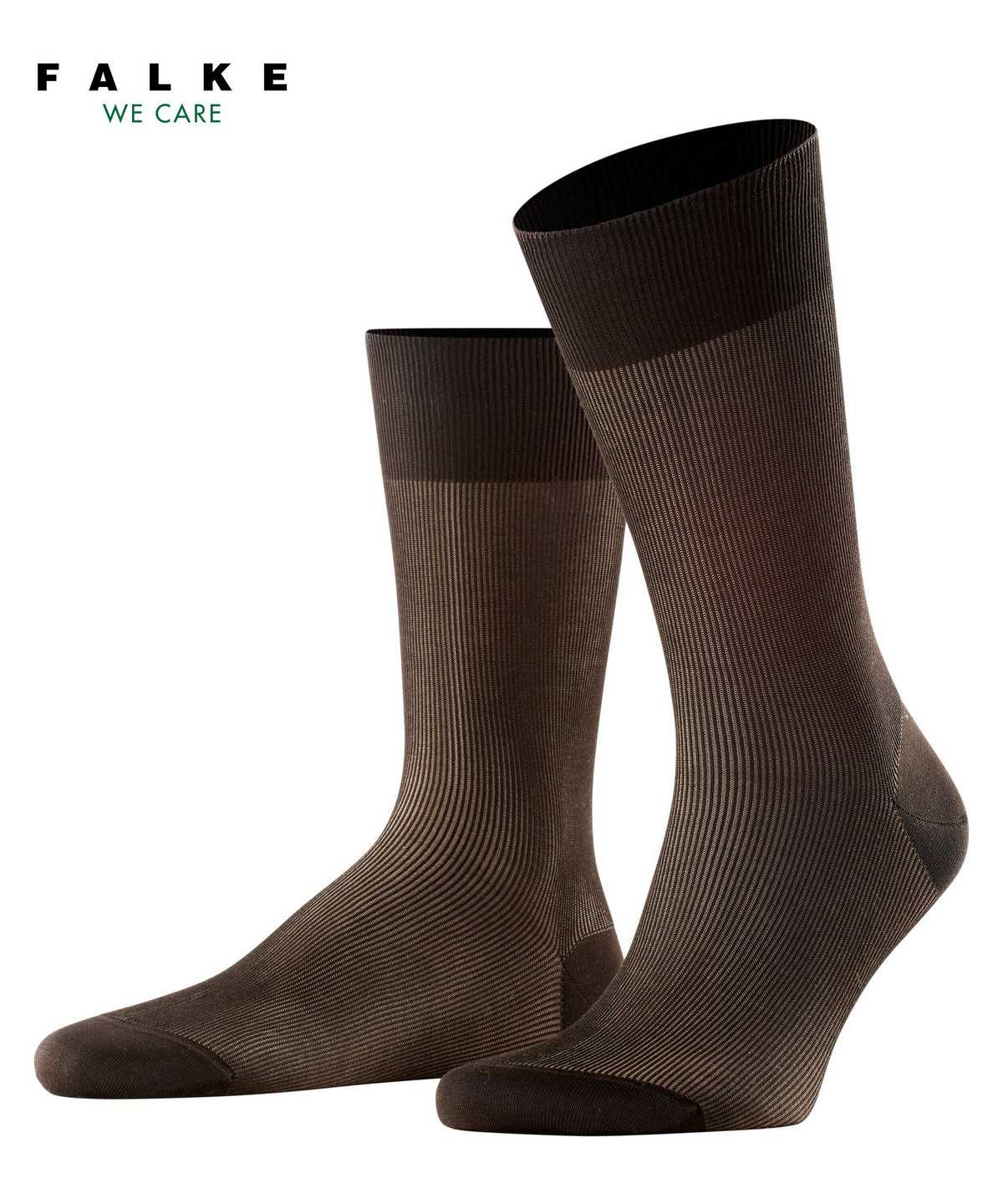 Skarpetki Falke Fine Shadow Socks Męskie Brązowe | JZRPIL-317