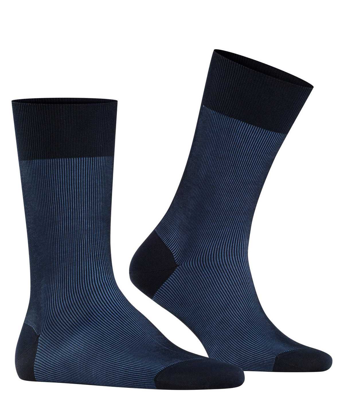 Skarpetki Falke Fine Shadow Socks Męskie Niebieskie | OPIDBN-758