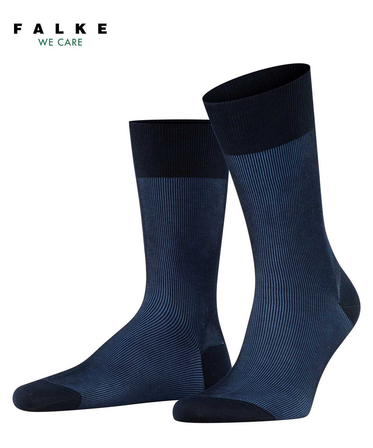 Skarpetki Falke Fine Shadow Socks Męskie Niebieskie | OPIDBN-758