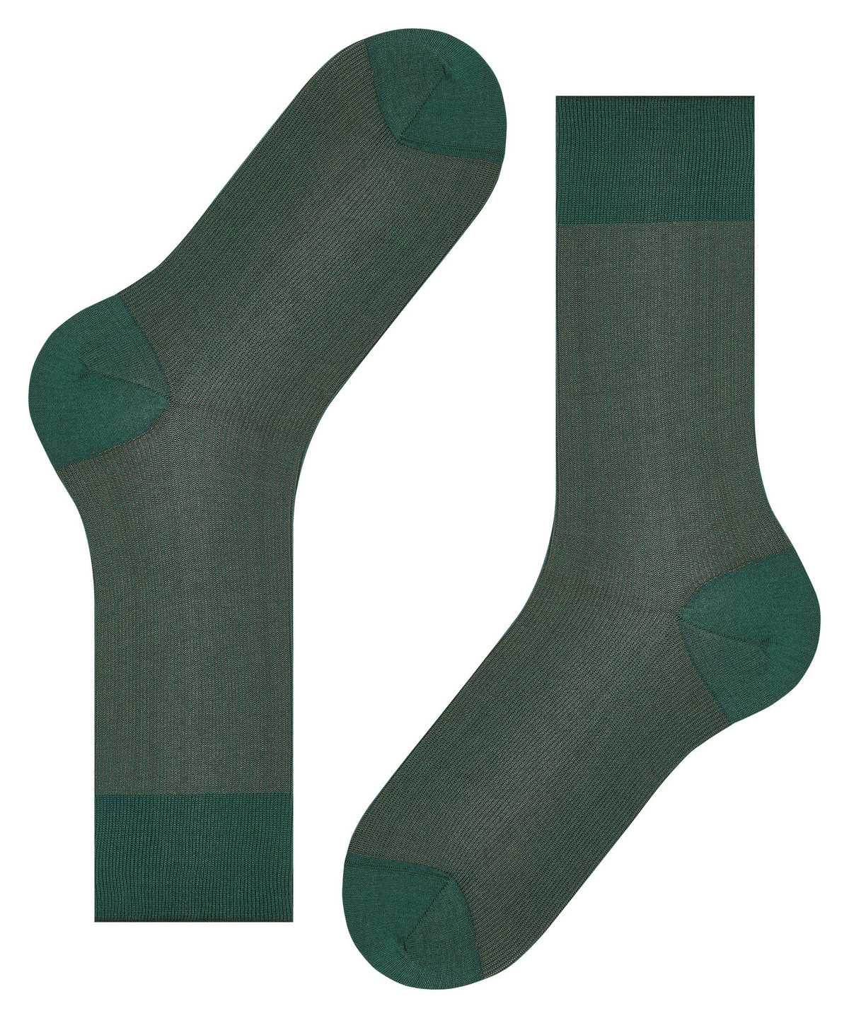 Skarpetki Falke Fine Shadow Socks Męskie Zielone | VXKPUN-375