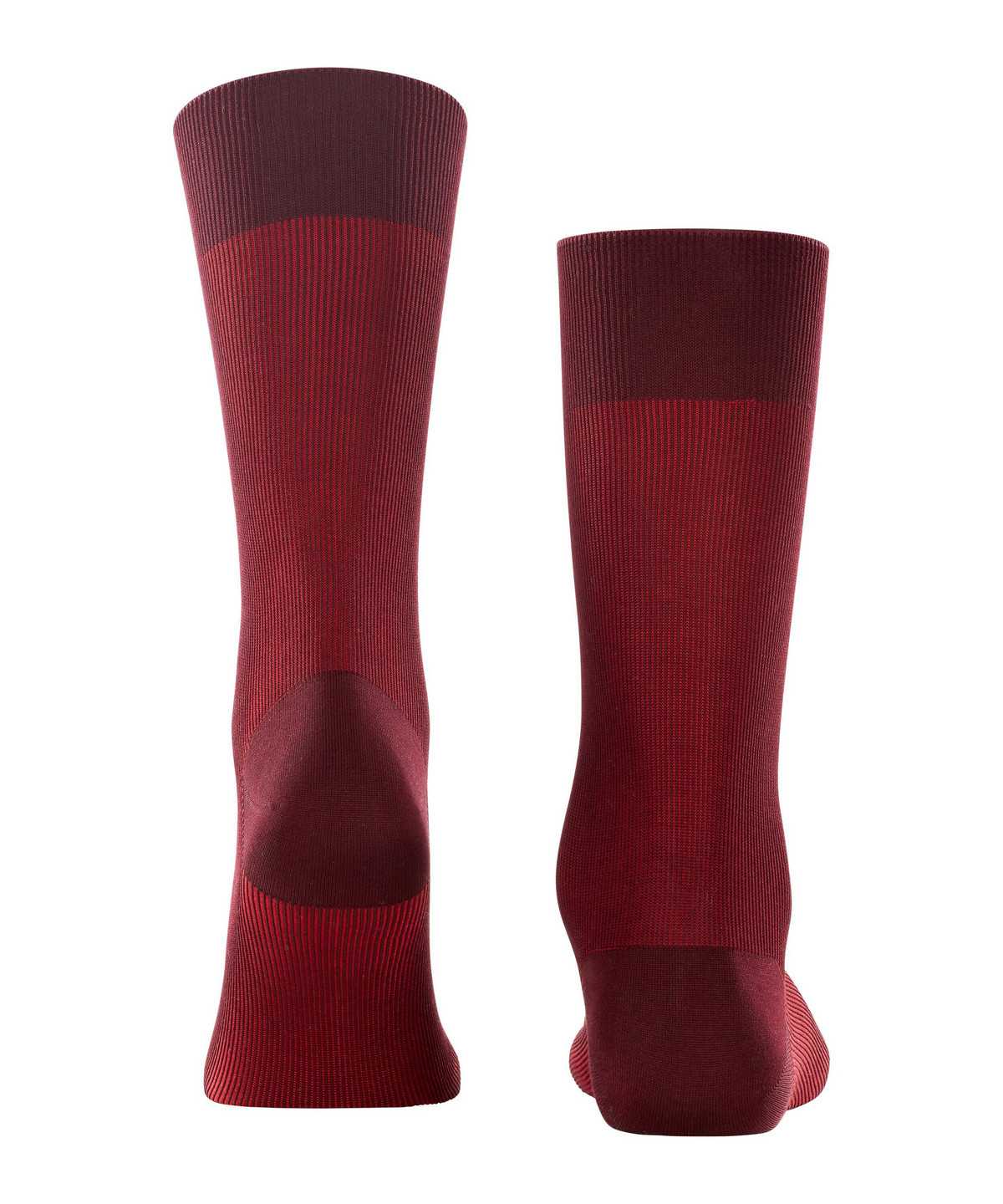 Skarpetki Falke Fine Shadow Socks Męskie Czerwone | RPVZAM-120