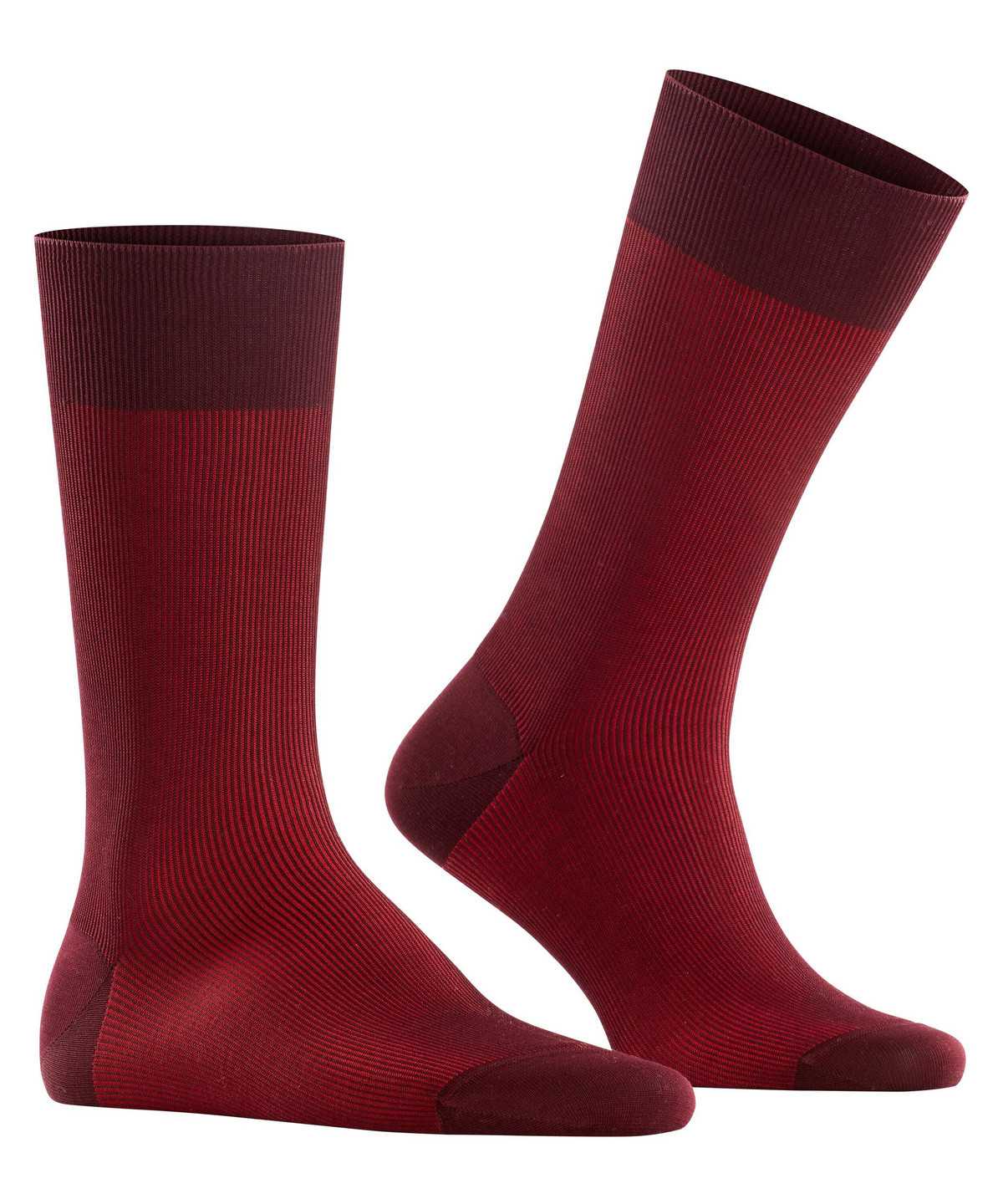 Skarpetki Falke Fine Shadow Socks Męskie Czerwone | RPVZAM-120