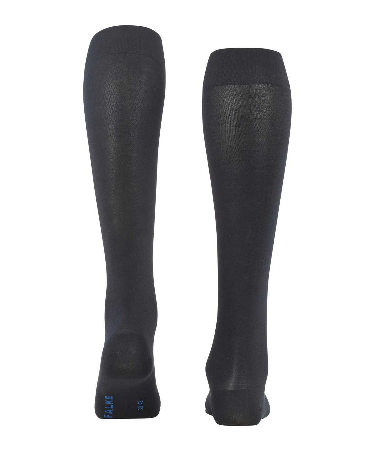 Skarpetki Falke Fine Softness 50 DEN Knee-high Socks Damskie Czarne | HRYUMP-127