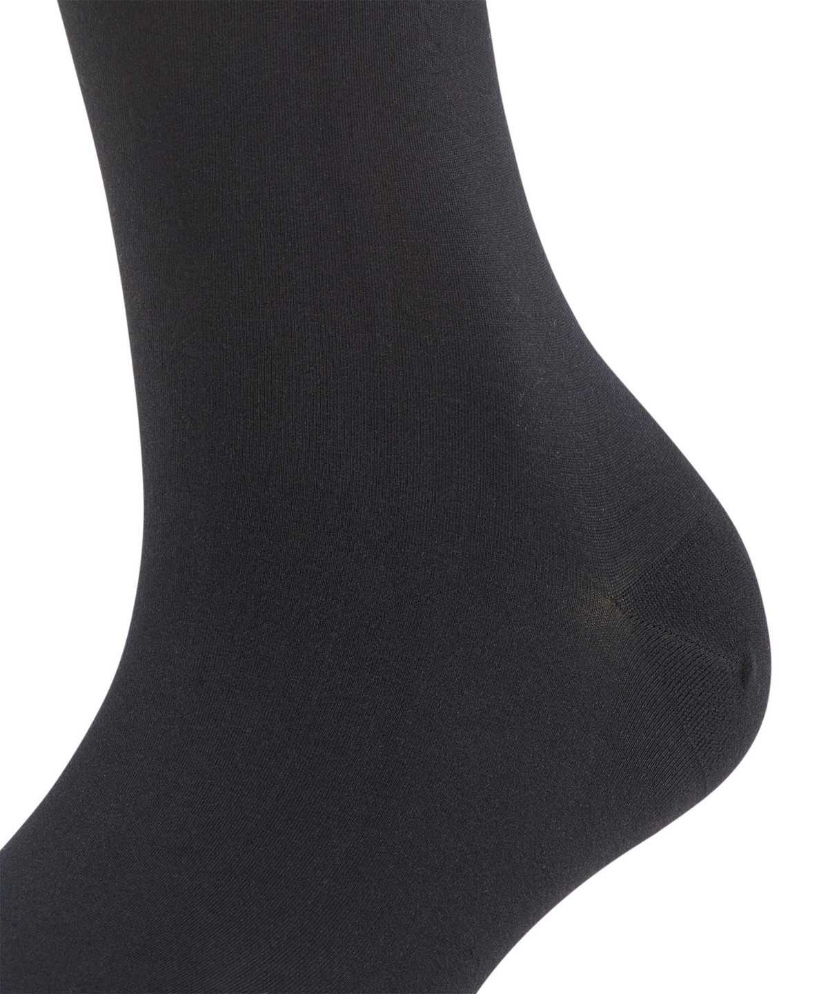 Skarpetki Falke Fine Softness 50 DEN Knee-high Socks Damskie Czarne | HRYUMP-127