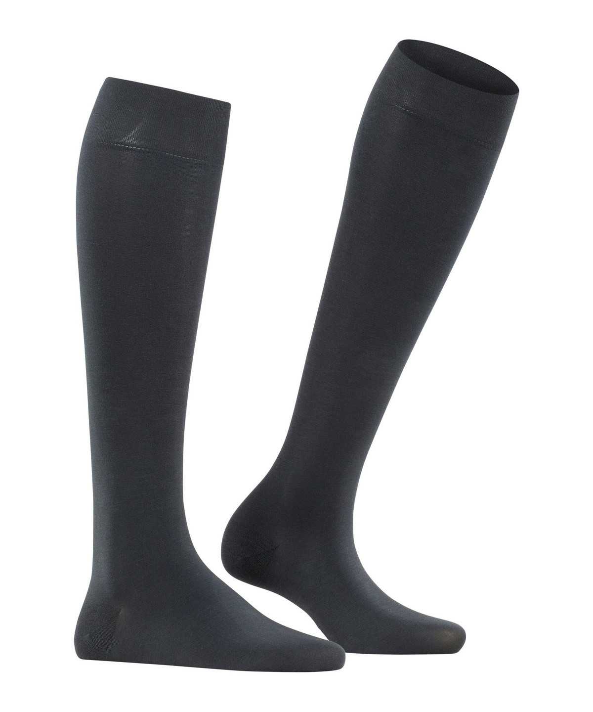 Skarpetki Falke Fine Softness 50 DEN Knee-high Socks Damskie Szare | JNWBOK-289