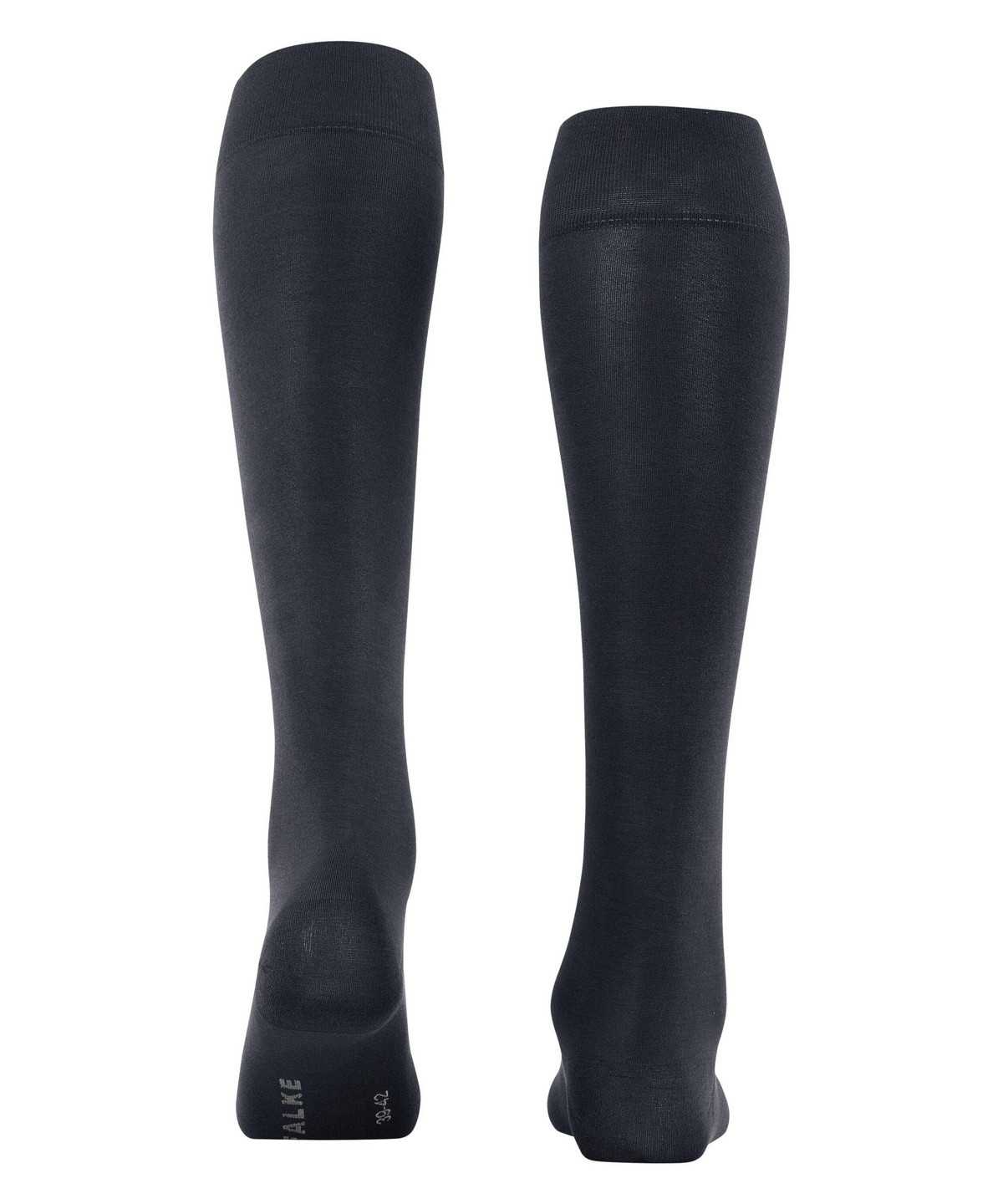 Skarpetki Falke Fine Softness 50 DEN Knee-high Socks Damskie Niebieskie | DHNUAY-790